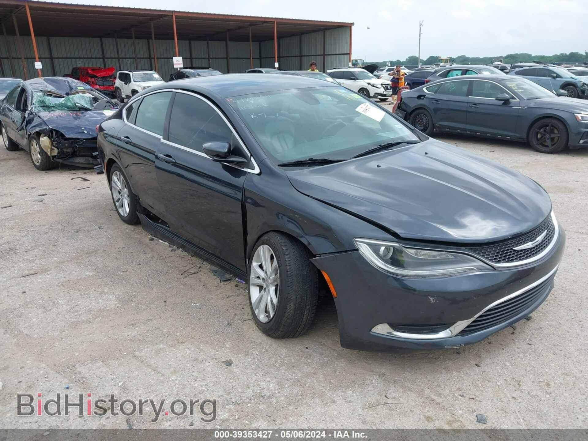Фотография 1C3CCCAB4GN191316 - CHRYSLER 200 2016