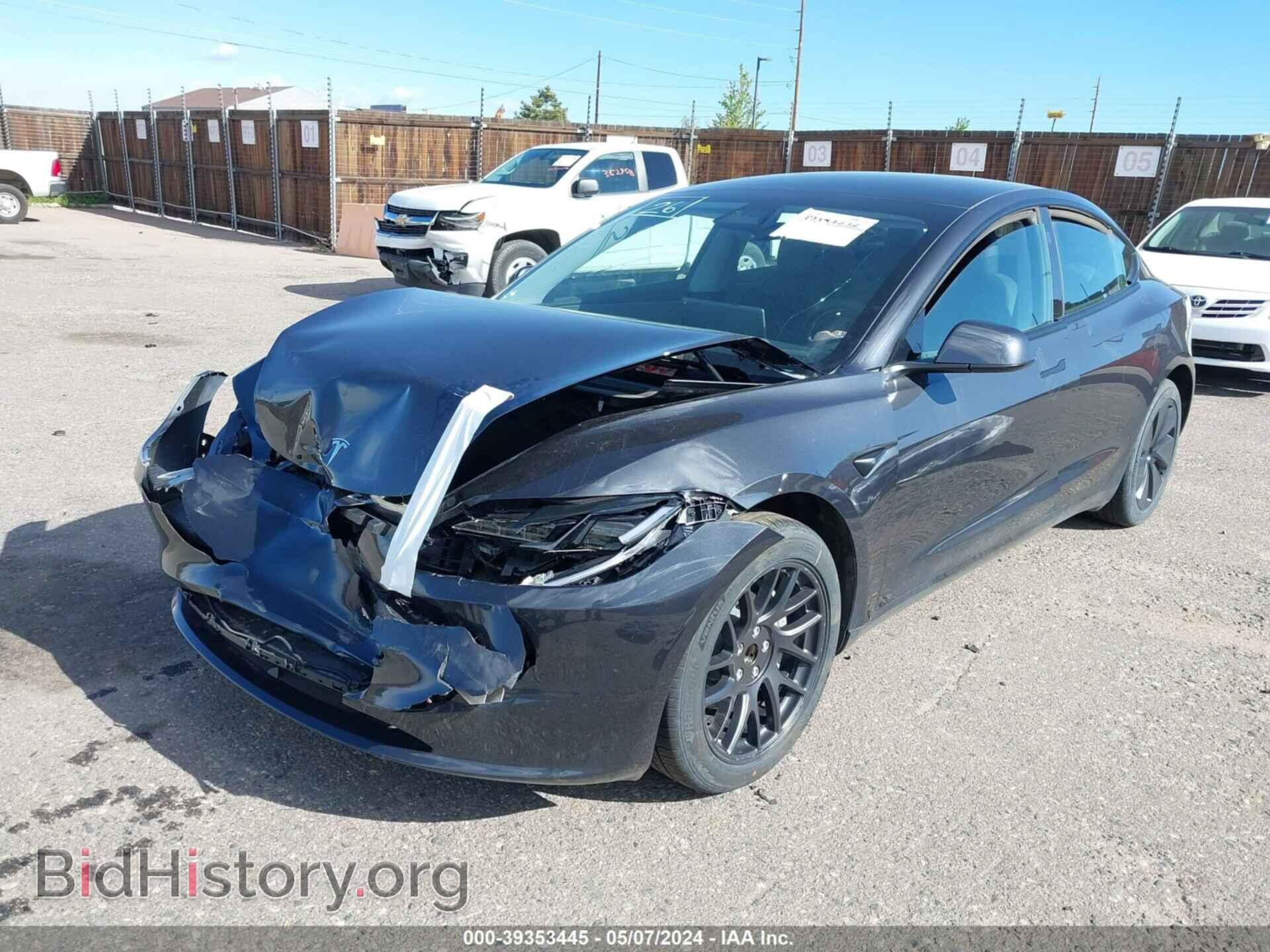 2024 TESLA MODEL 3 - VIN: 5YJ3E1EA6RF722917 - Фото 2