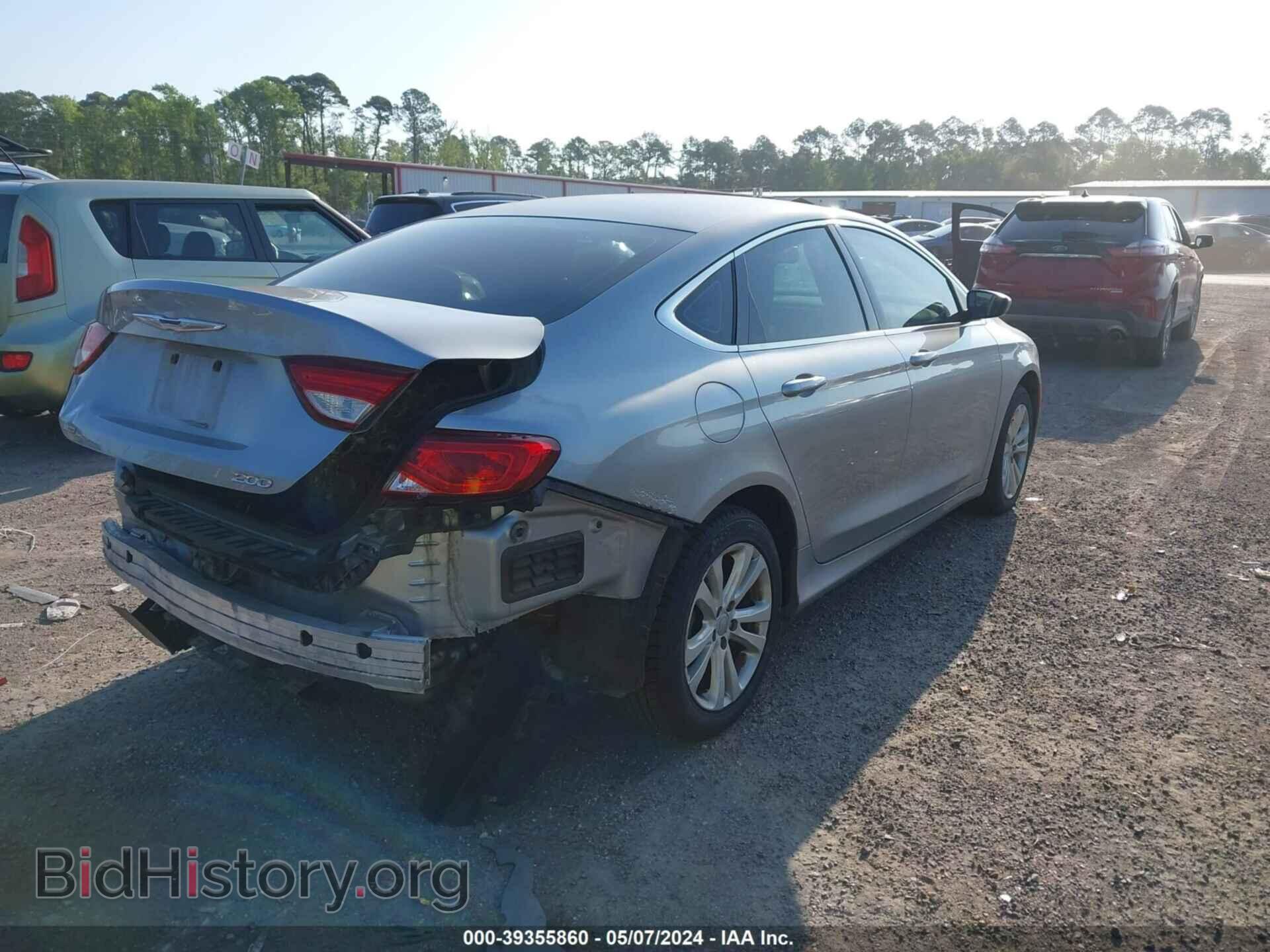 2015 CHRYSLER 200 - VIN: 1C3CCCAB6FN687197 - Фото 4