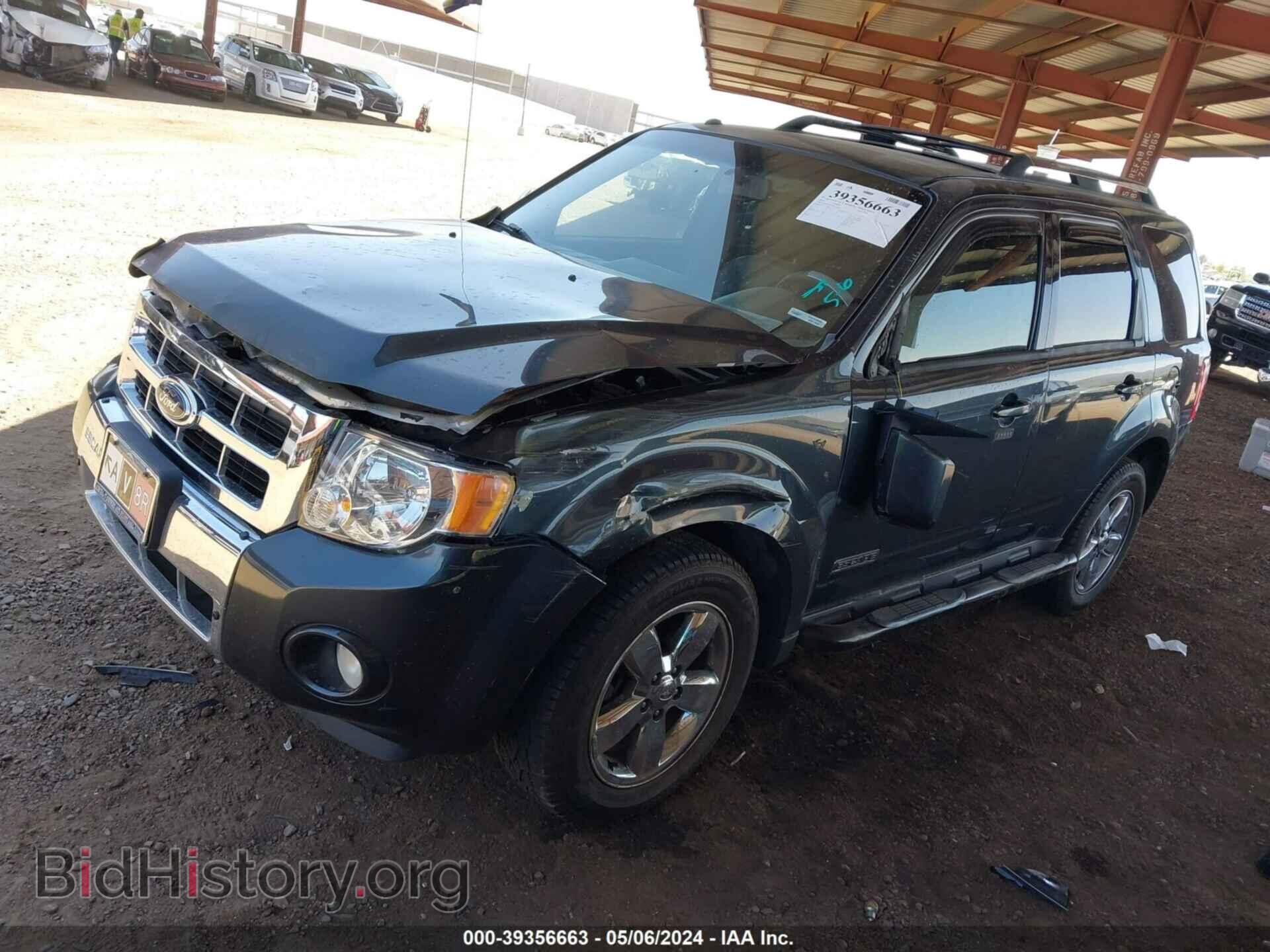 2008 FORD ESCAPE - VIN: 1FMCU04178KD14857 - Фото 2