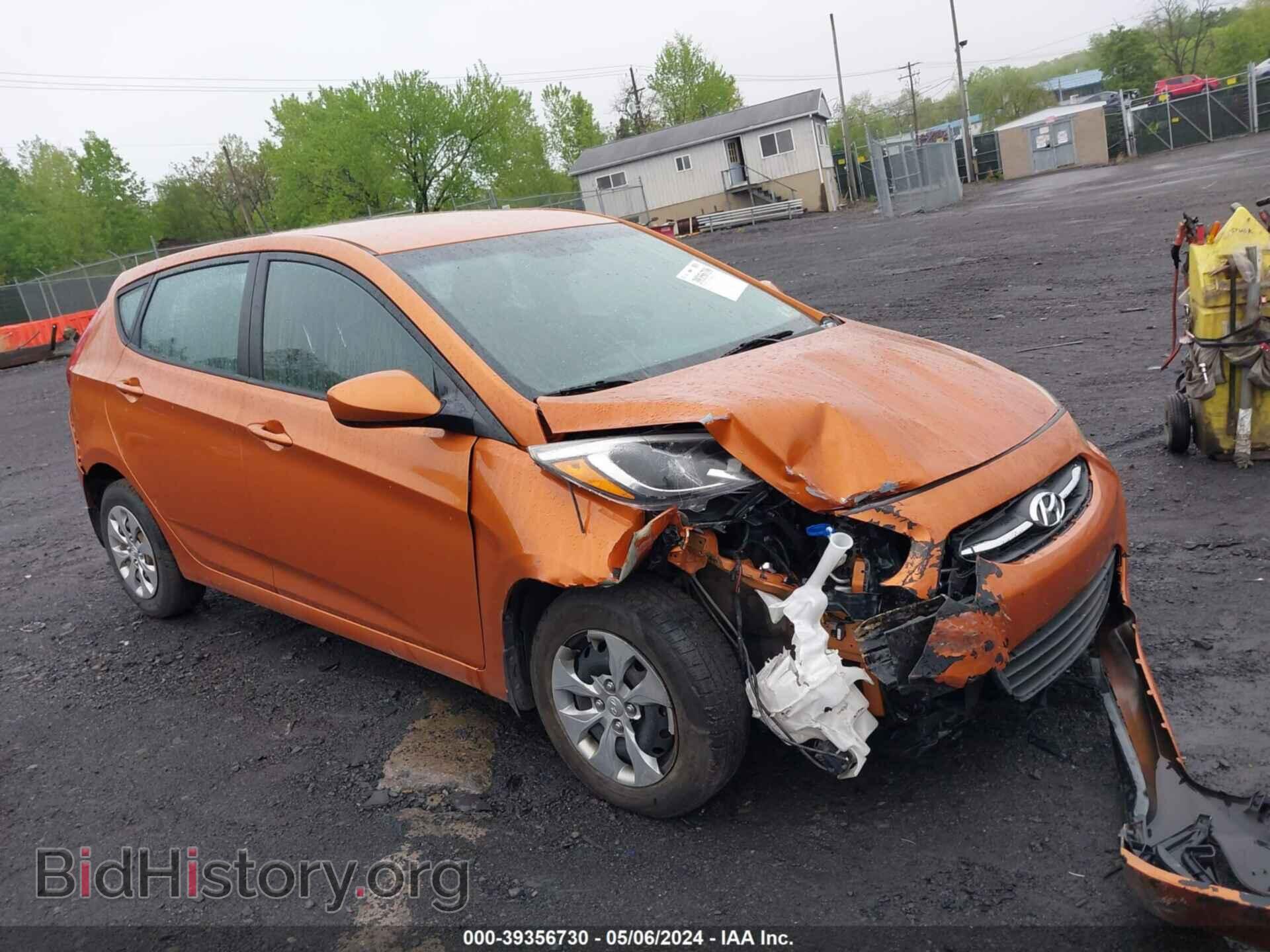 Photo KMHCT5AE9GU244322 - HYUNDAI ACCENT 2016