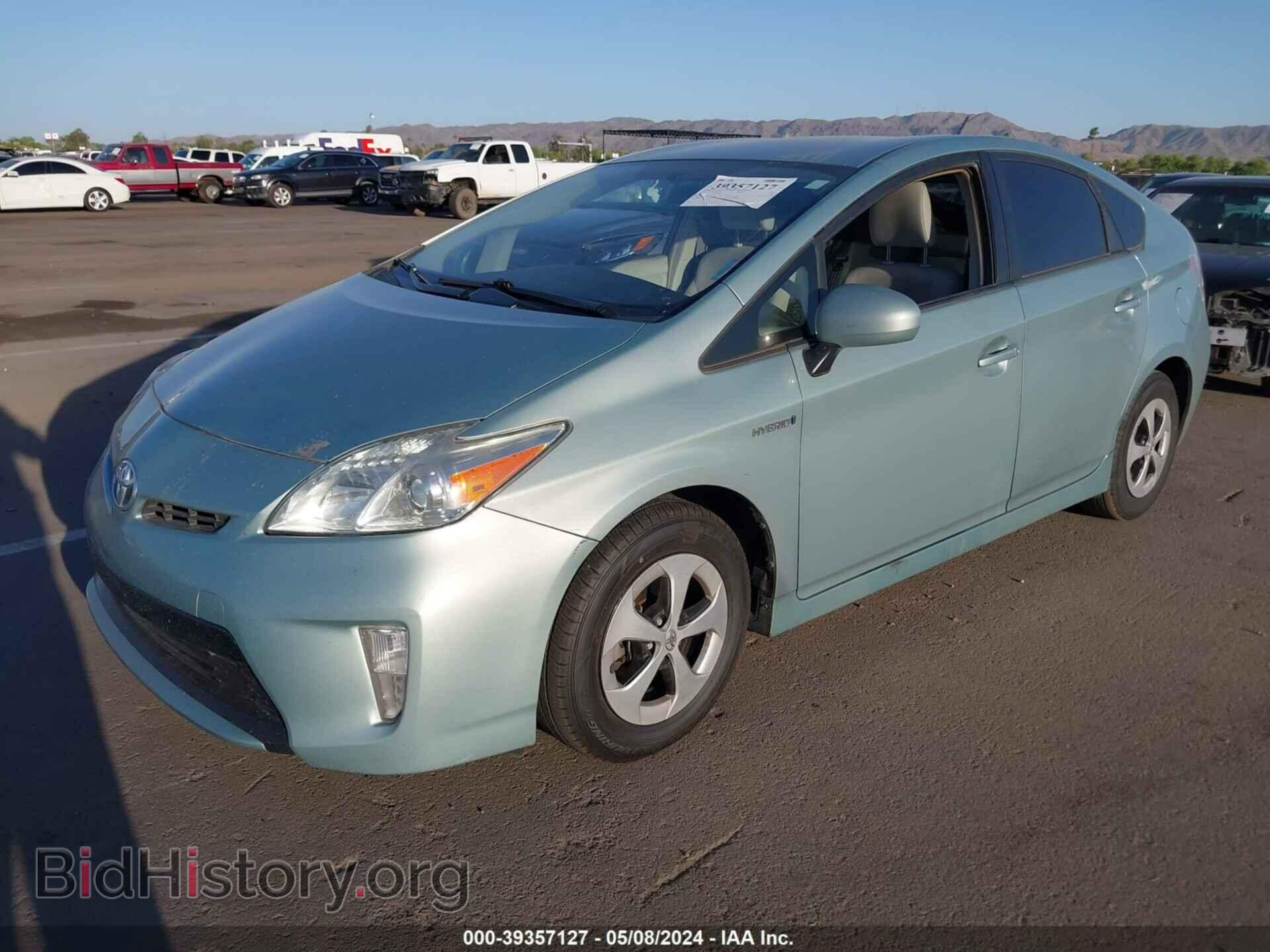 2012 TOYOTA PRIUS - VIN: JTDKN3DU8C5486900 - Фото 2