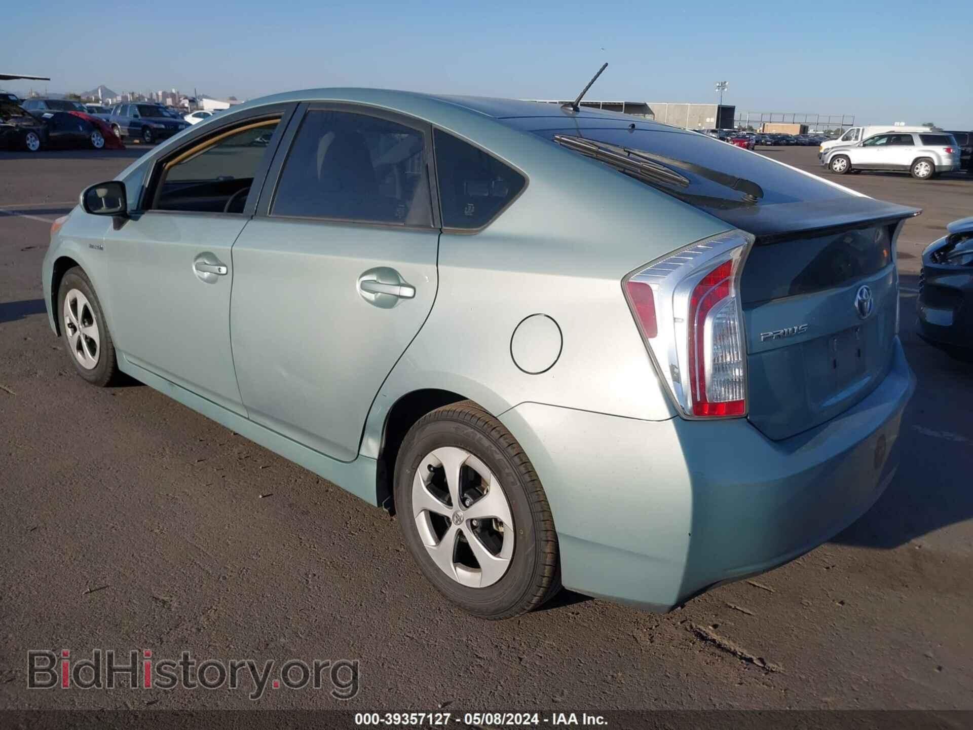 2012 TOYOTA PRIUS - VIN: JTDKN3DU8C5486900 - Фото 3