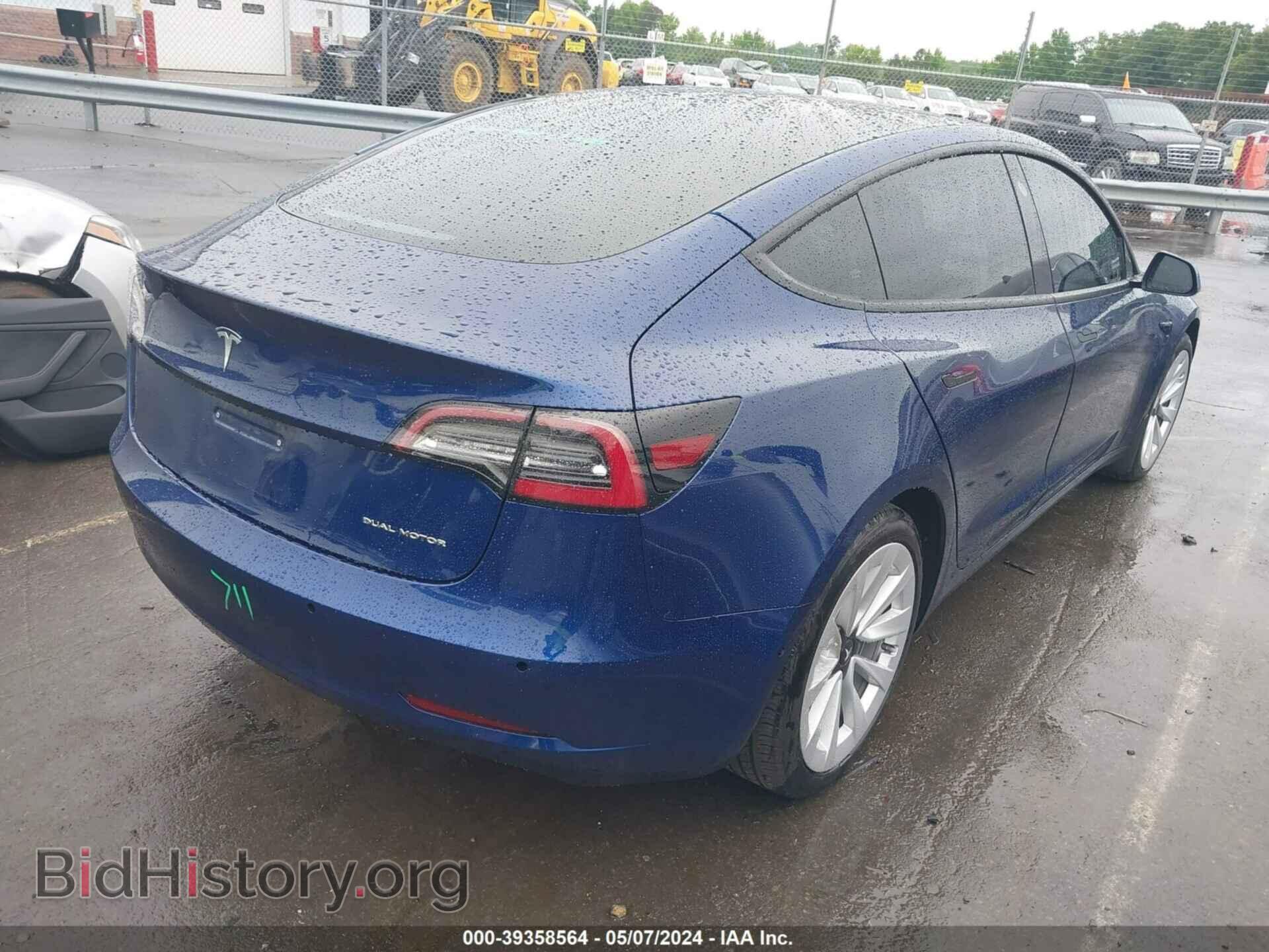 2022 TESLA MODEL 3 - VIN: 5YJ3E1EB4NF256200 - Фото 4