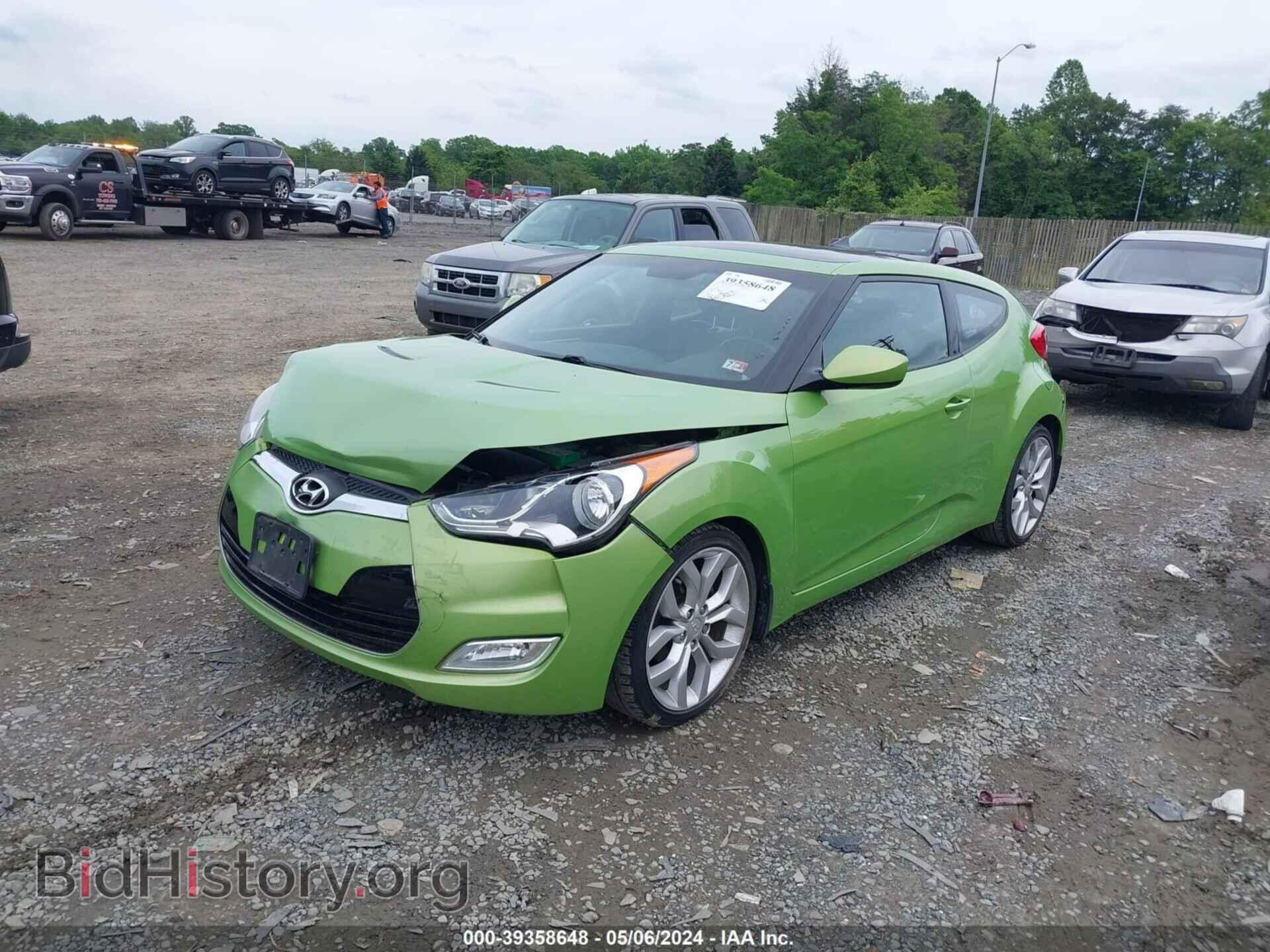 2012 HYUNDAI VELOSTER - VIN: KMHTC6AD1CU076635 - Фото 2