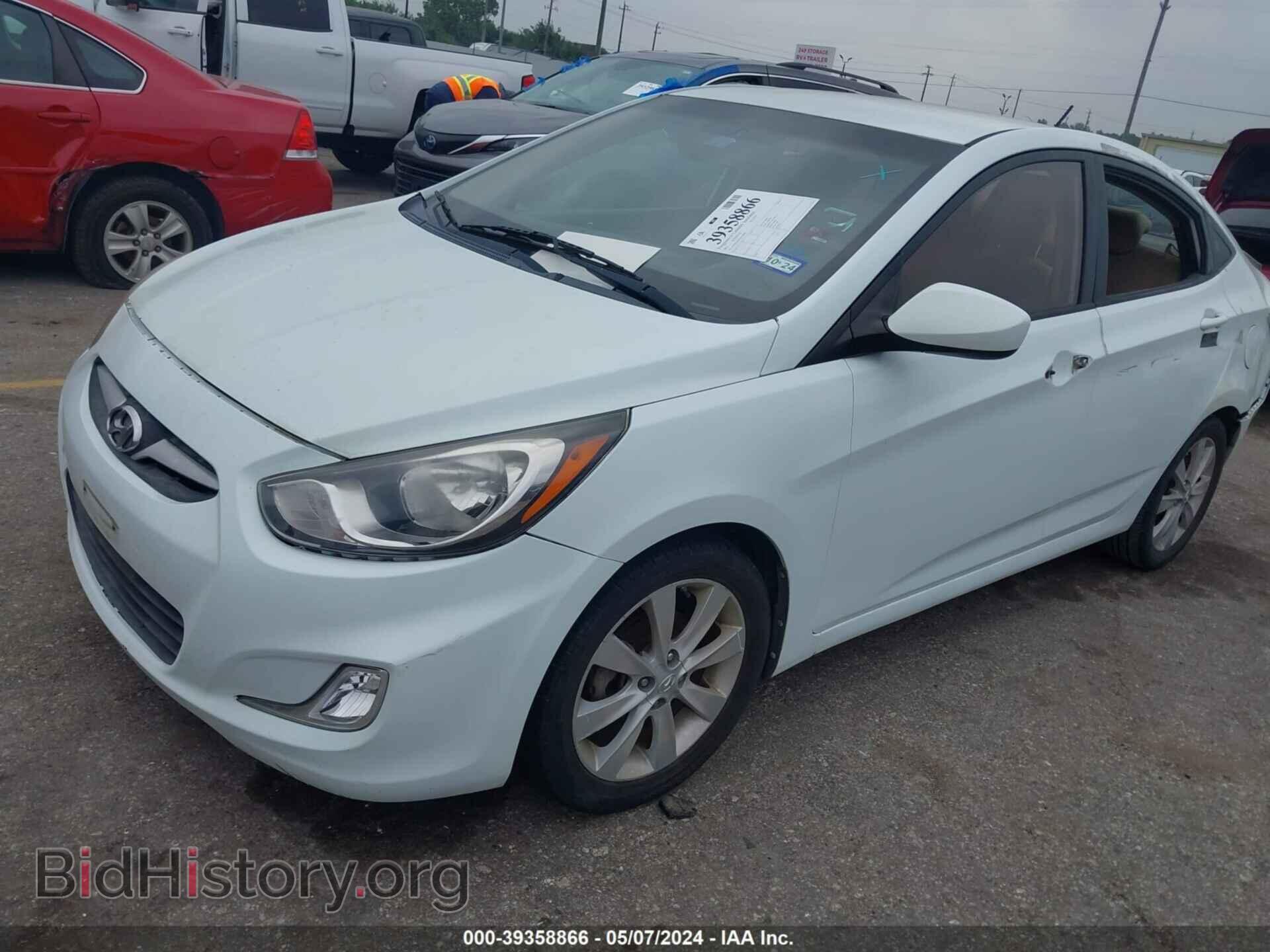 2013 HYUNDAI ACCENT - VIN: KMHCU4AEXDU288090 - Фото 2