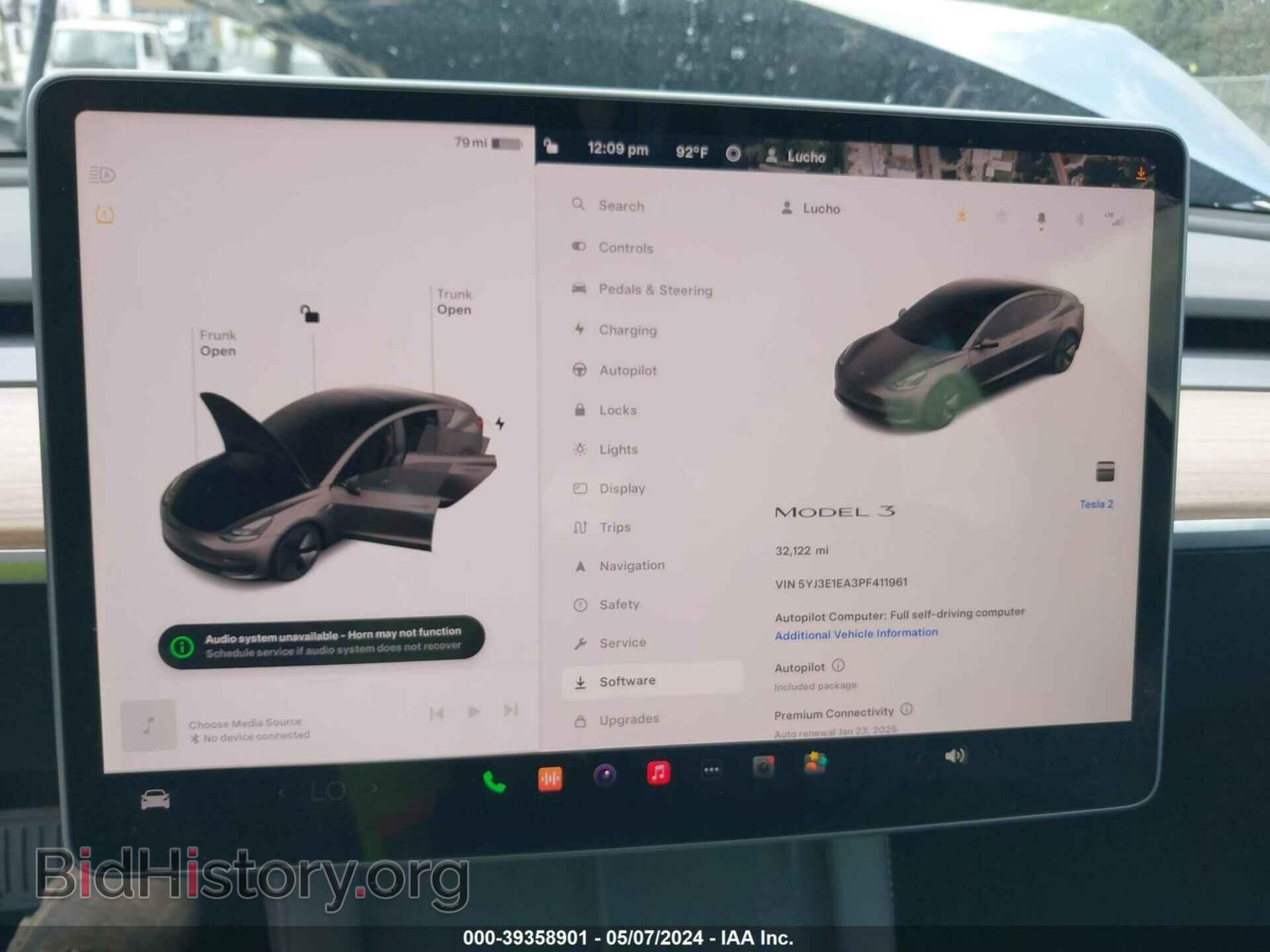2023 TESLA MODEL 3 - VIN: 5YJ3E1EA3PF411961 - Фото 7