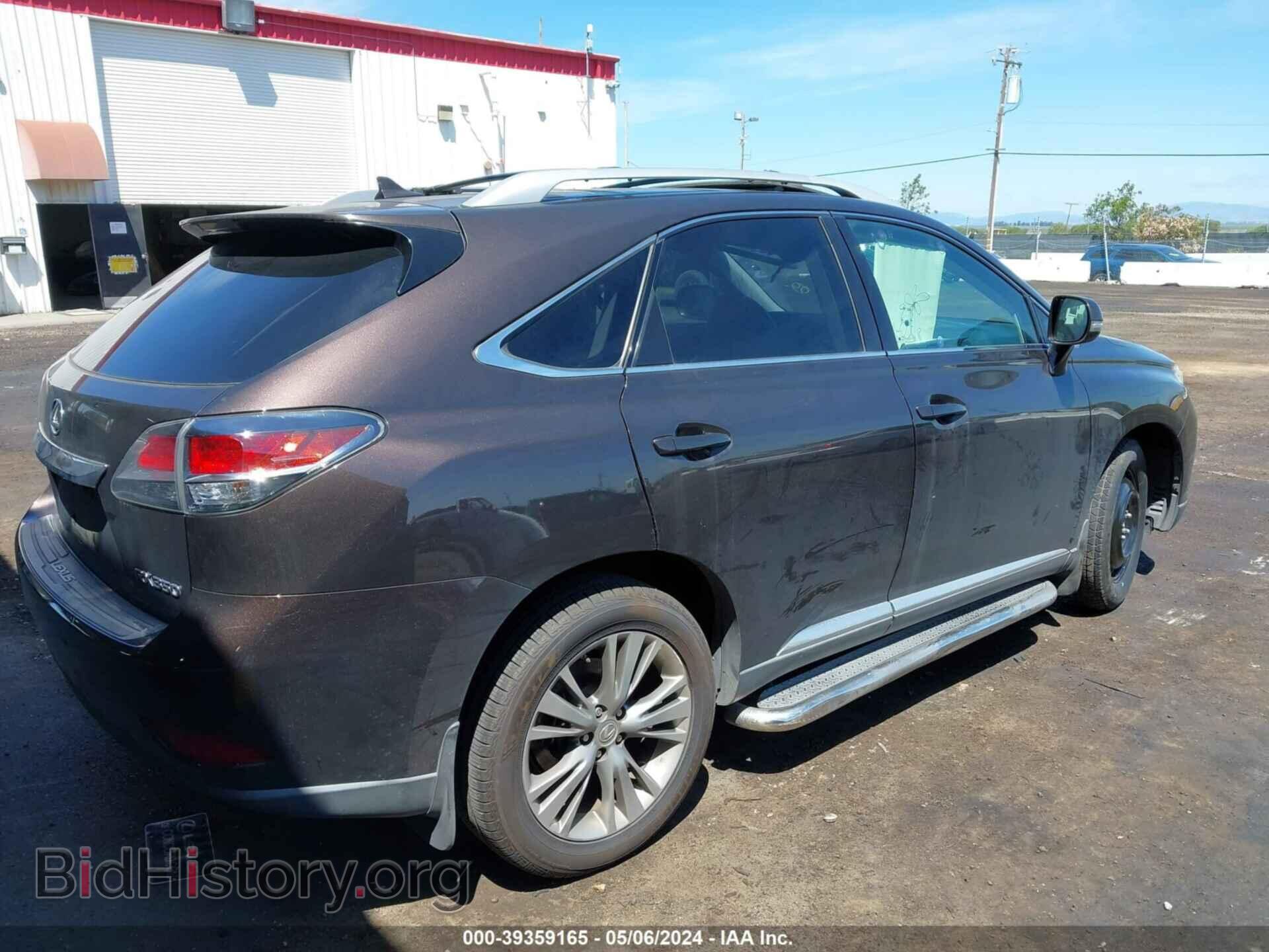 2013 LEXUS RX 350 - VIN: 2T2BK1BAXDC166290 - Фото 4
