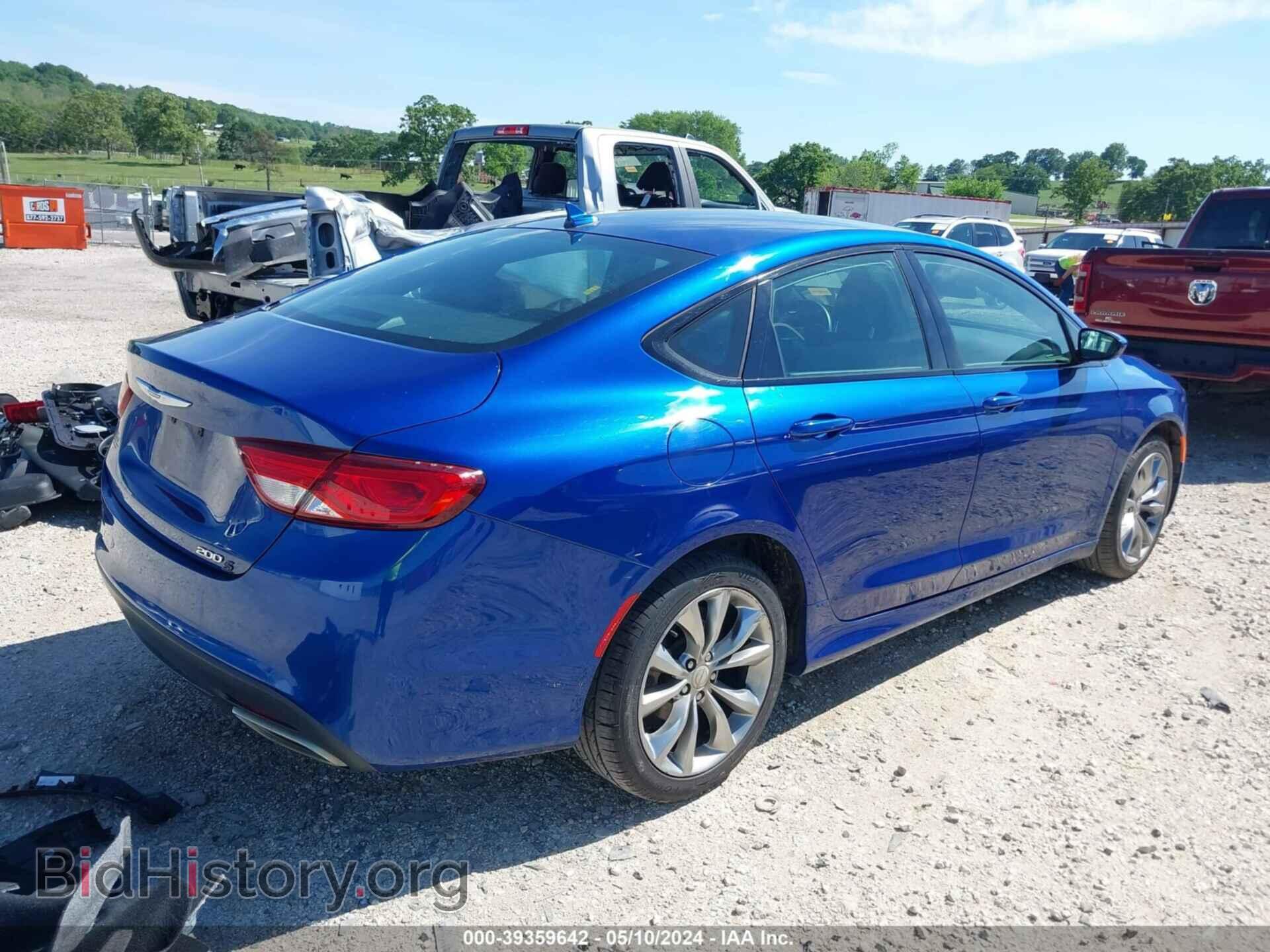 2015 CHRYSLER 200 - VIN: 1C3CCCBG5FN519092 - Фото 4