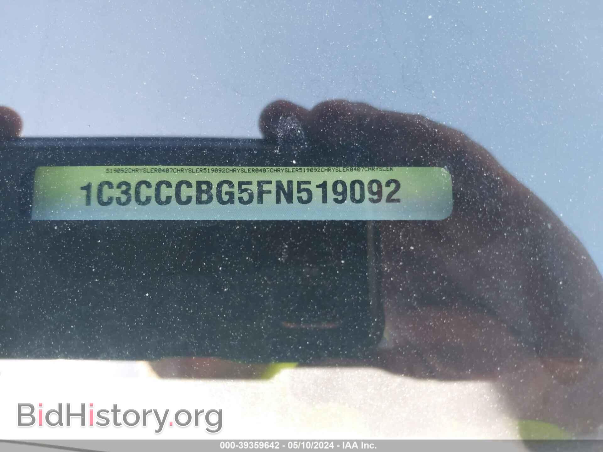 2015 CHRYSLER 200 - VIN: 1C3CCCBG5FN519092 - Фото 9