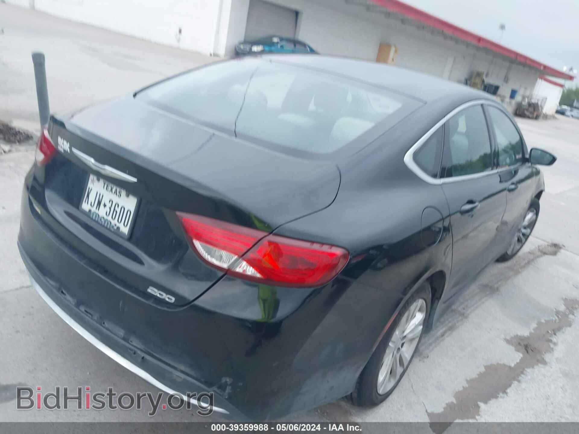 2015 CHRYSLER 200 - VIN: 1C3CCCAB1FN704648 - Фото 4