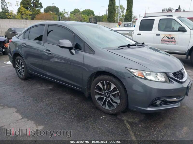 2013 Honda CIVIC EX-L (VIN 19XFB2F93DE213737) — фото 1 из 16, IAAI, повреждение: левая передняя часть