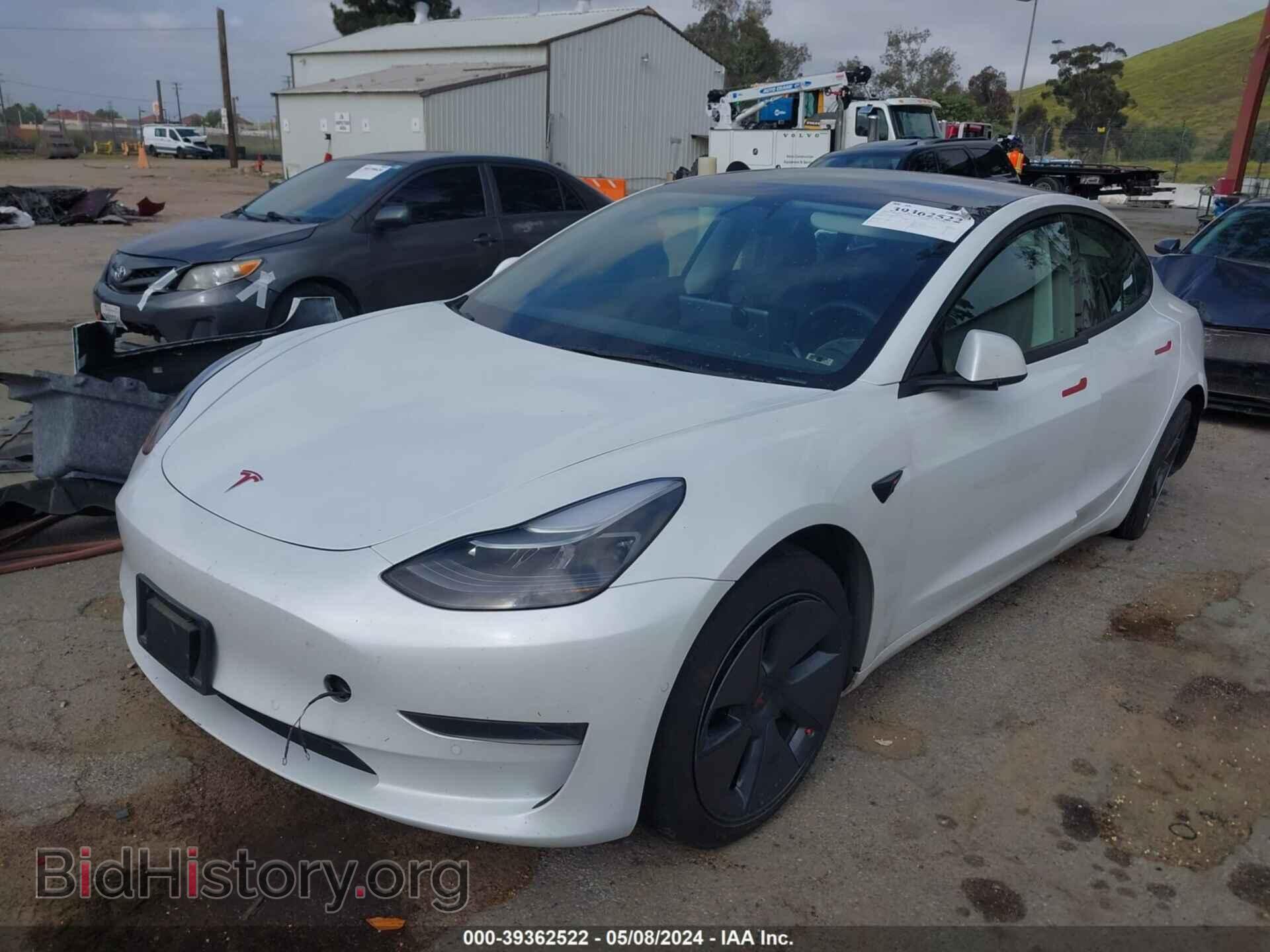 2022 TESLA MODEL 3 - VIN: 5YJ3E1EA0NF237294 - Фото 2