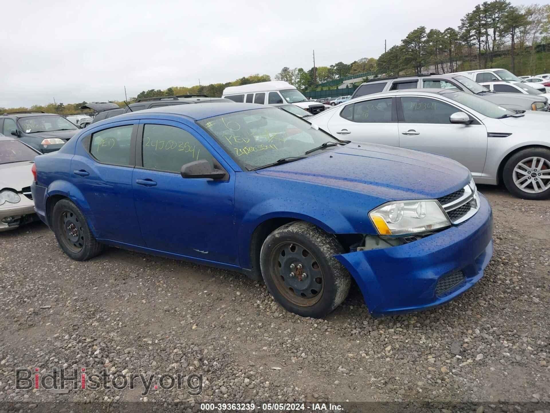 Photo 1C3CDZAB8CN289162 - DODGE AVENGER 2012