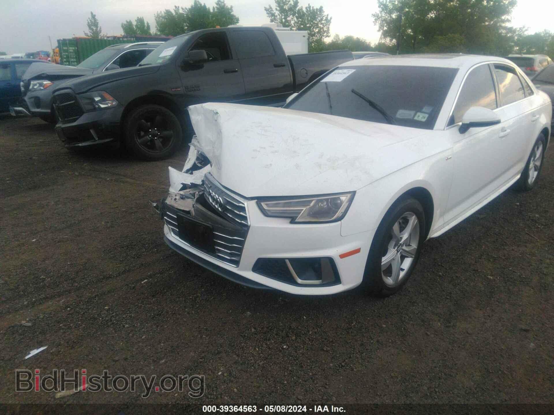 2019 AUDI A4 - VIN: WAUDNAF46KN020095 - Фото 2