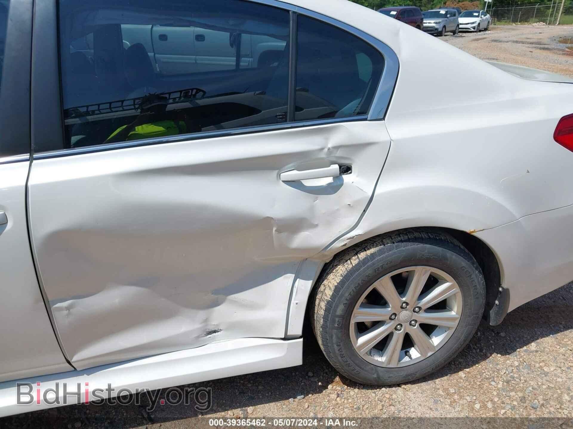 2012 SUBARU LEGACY - VIN: 4S3BMCA60C3011441 - Фото 6