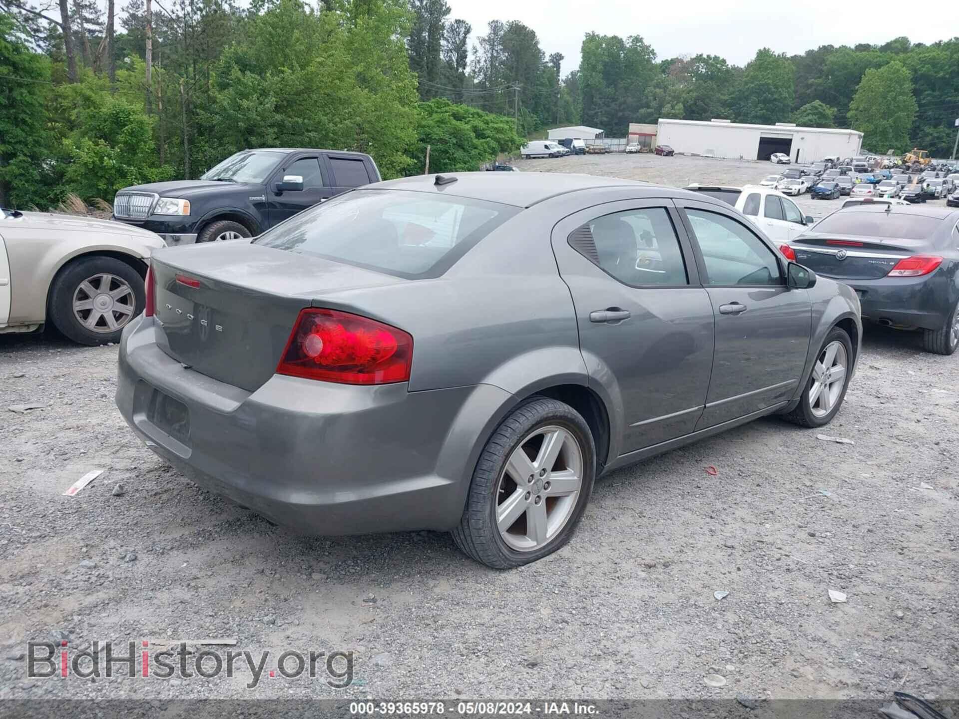 2013 DODGE AVENGER - VIN: 1C3CDZAB9DN712719 - Фото 4