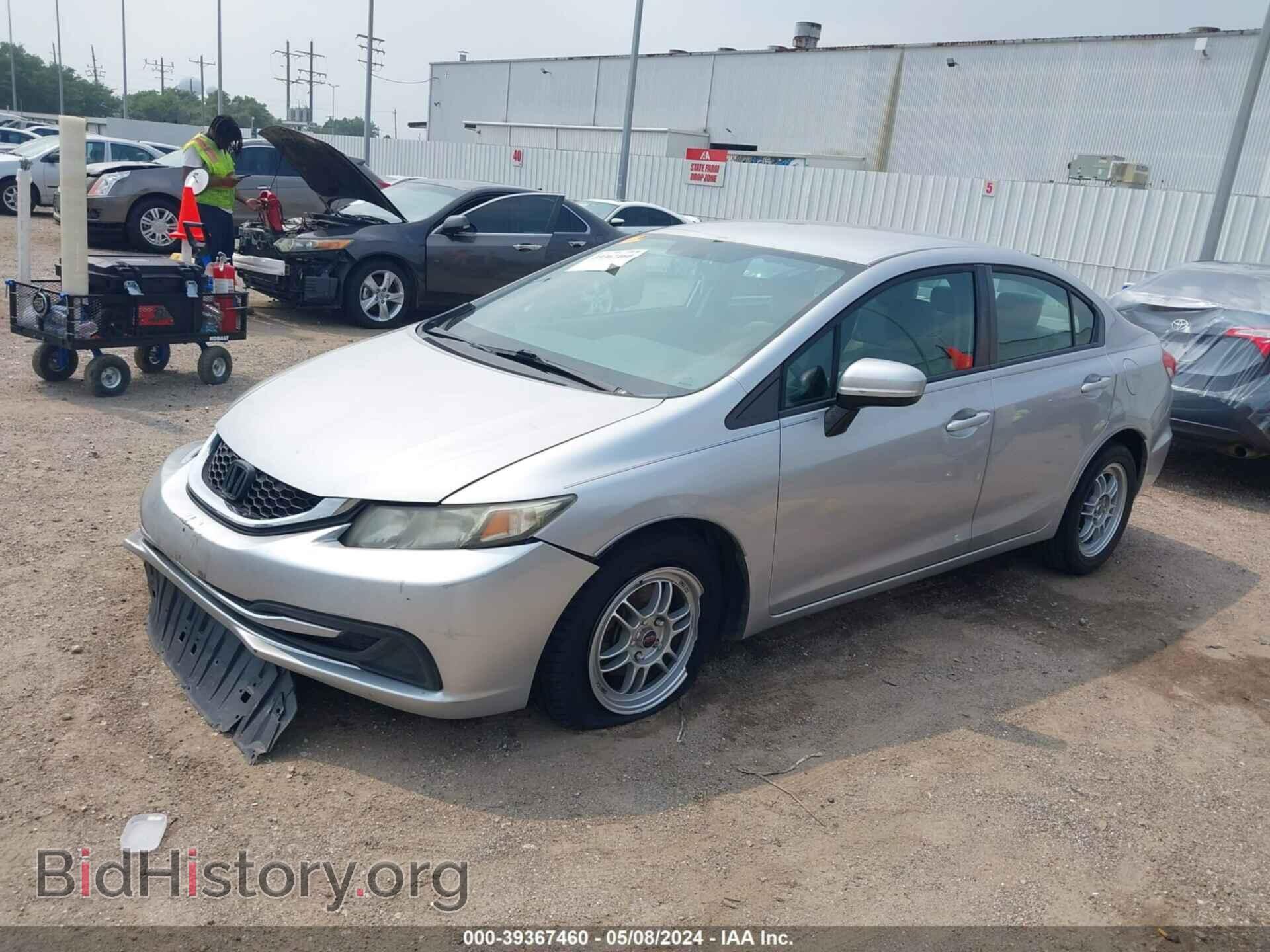 2014 HONDA CIVIC - VIN: 19XFB2F50EE024140 - Фото 2