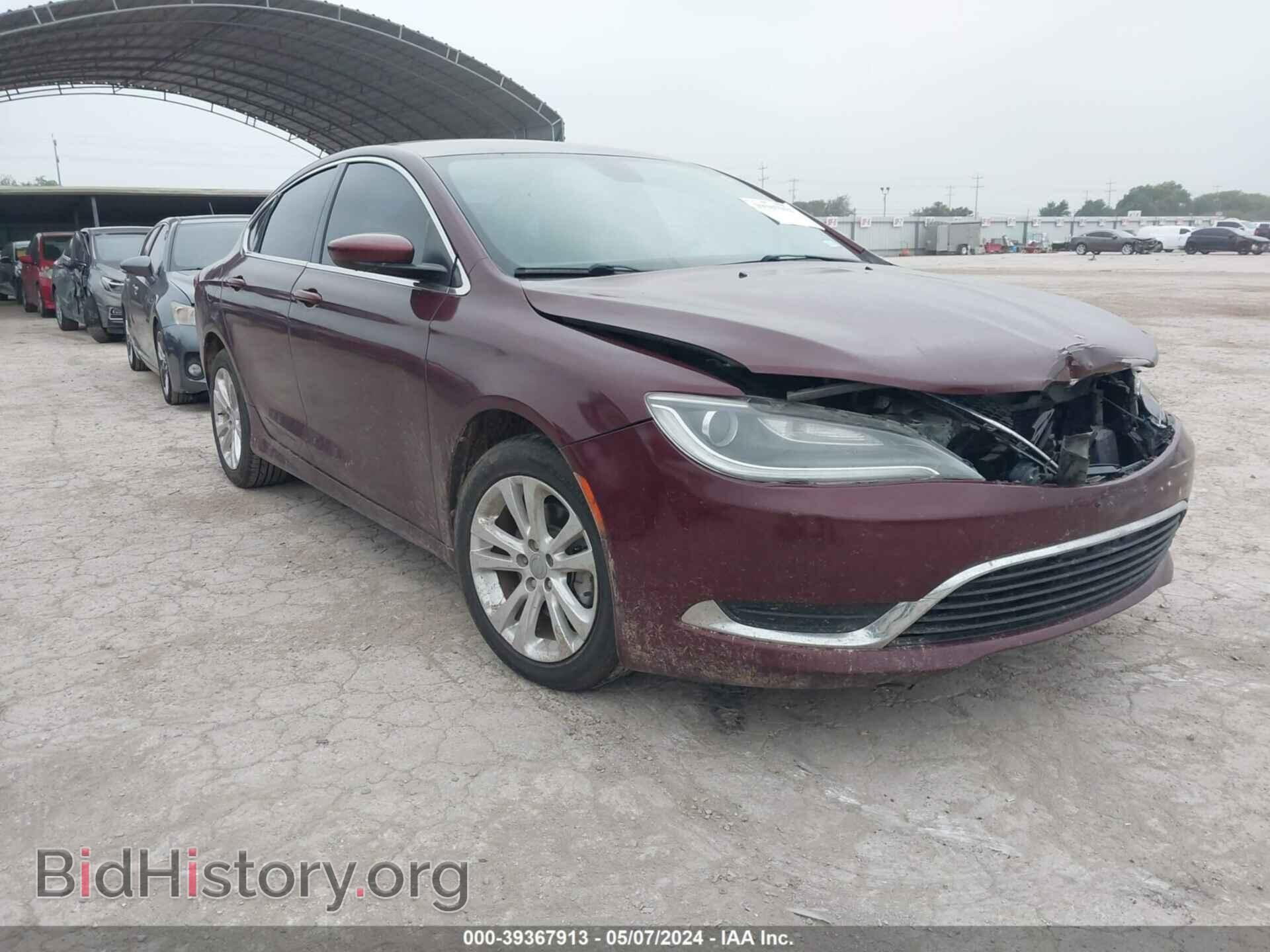Фотография 1C3CCCAB0GN172231 - CHRYSLER 200 2016