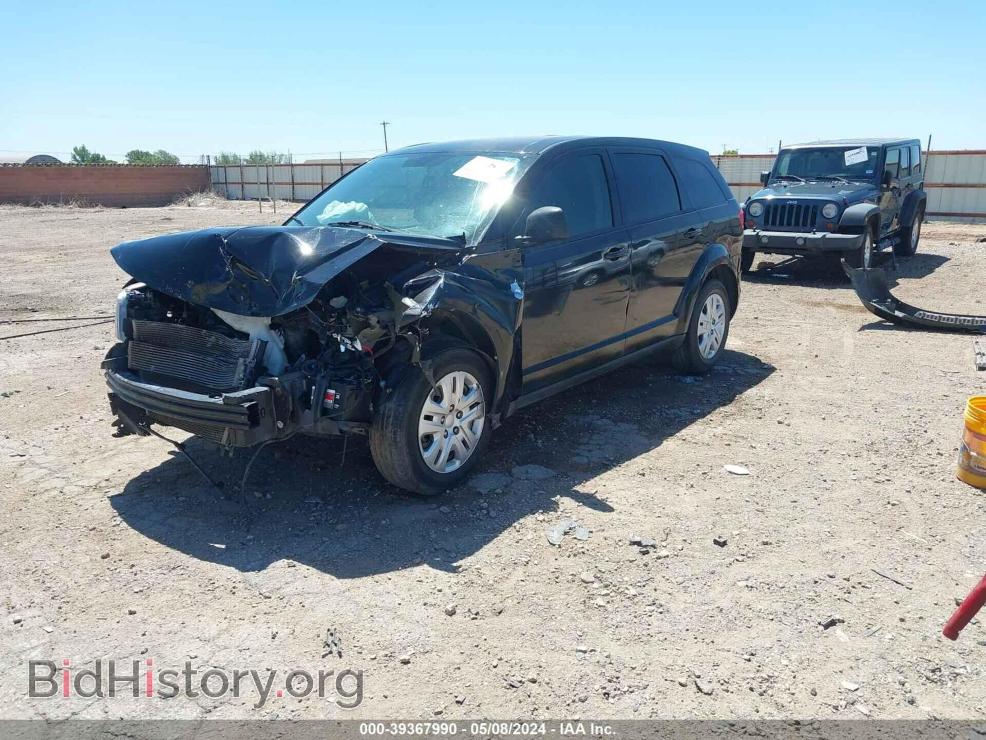 2014 DODGE JOURNEY - VIN: 3C4PDCAB8ET216368 - Фото 2
