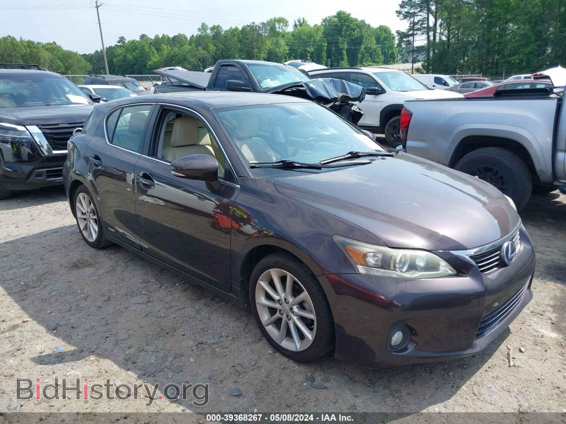 Photo JTHKD5BH4B2041394 - LEXUS CT 200H 2011
