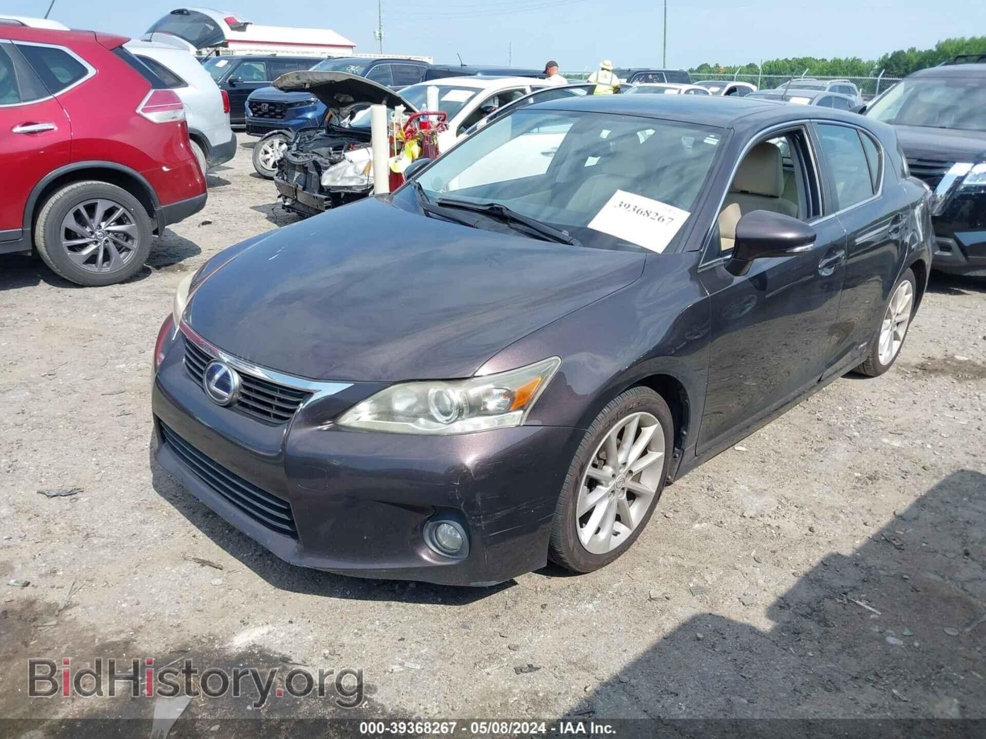 2011 LEXUS CT 200H - VIN: JTHKD5BH4B2041394 - Фото 2