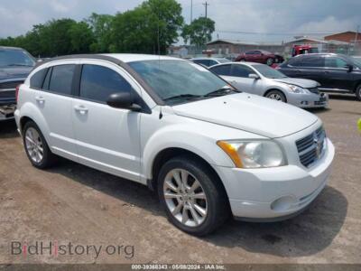 2011 Dodge CALIBER Heat, white — VIN 1B3CB5HA9BD214726, IAAI