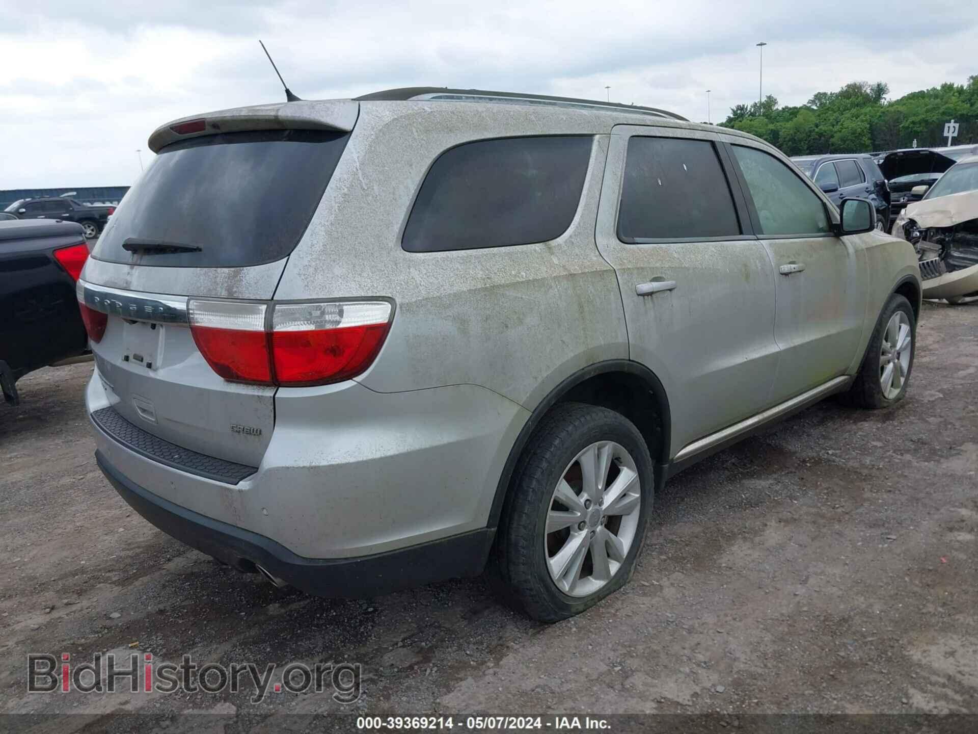 2012 DODGE DURANGO - VIN: 1C4RDJDG7CC322503 - Фото 4