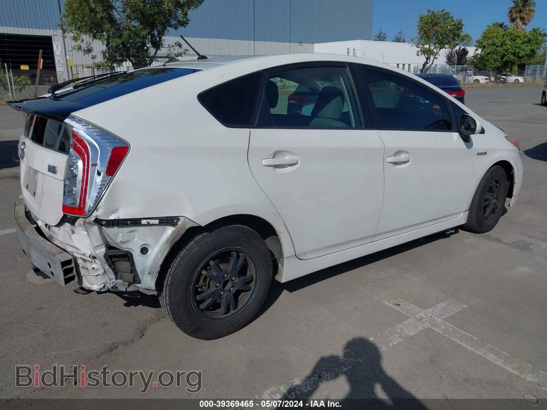 2012 TOYOTA PRIUS - VIN: JTDKN3DU8C5458224 - Фото 4
