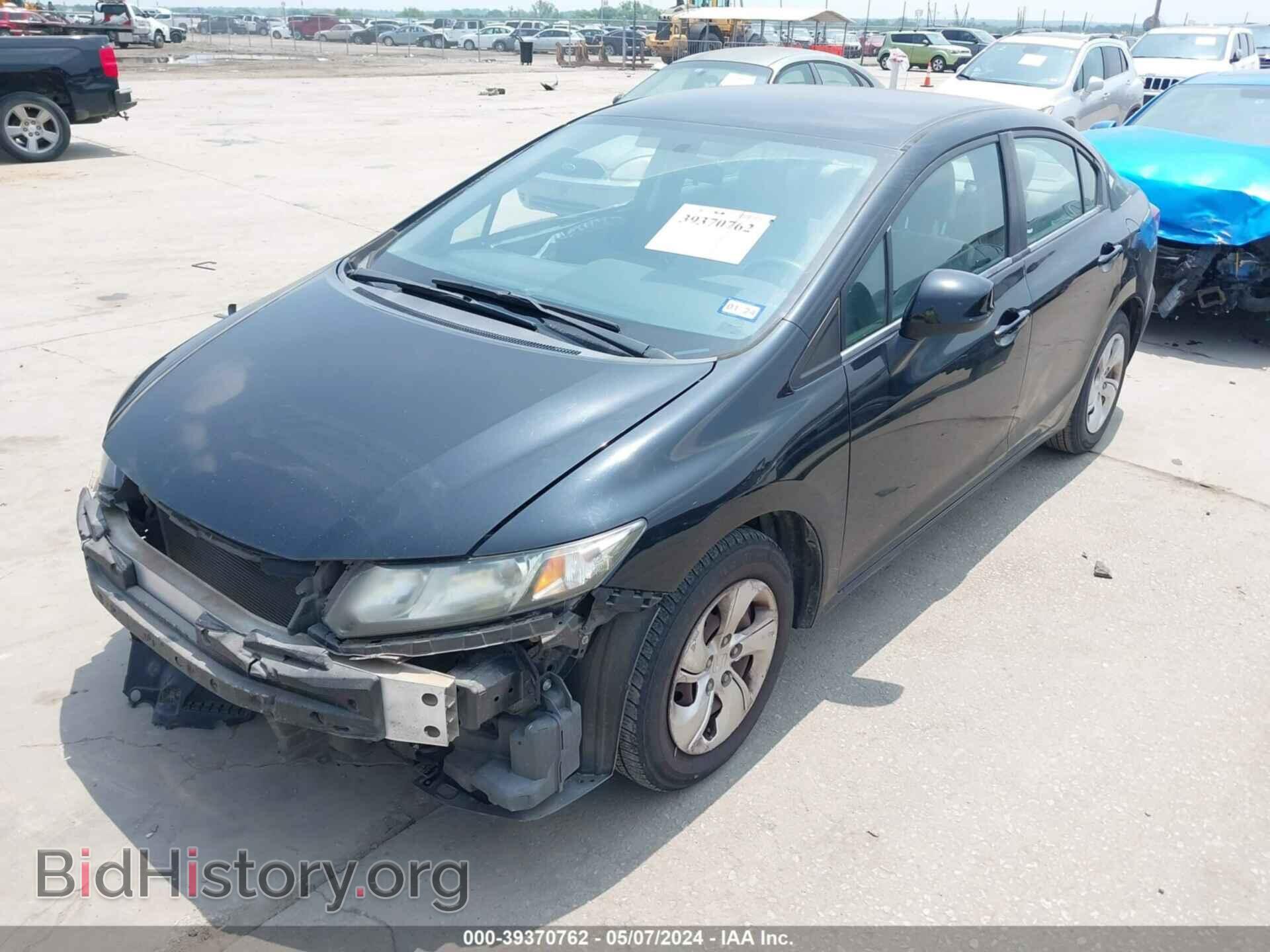2013 HONDA CIVIC - VIN: 19XFB2F57DE210143 - Фото 2