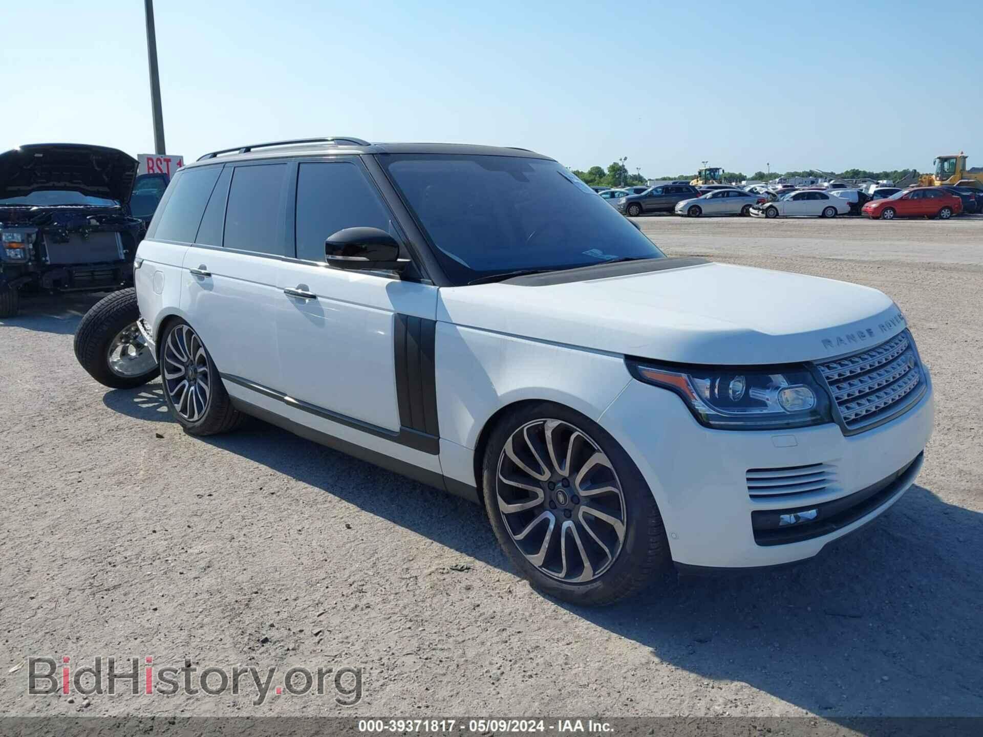 Фотография SALGS2PF3GA316021 - LAND ROVER RANGE ROVER 2016