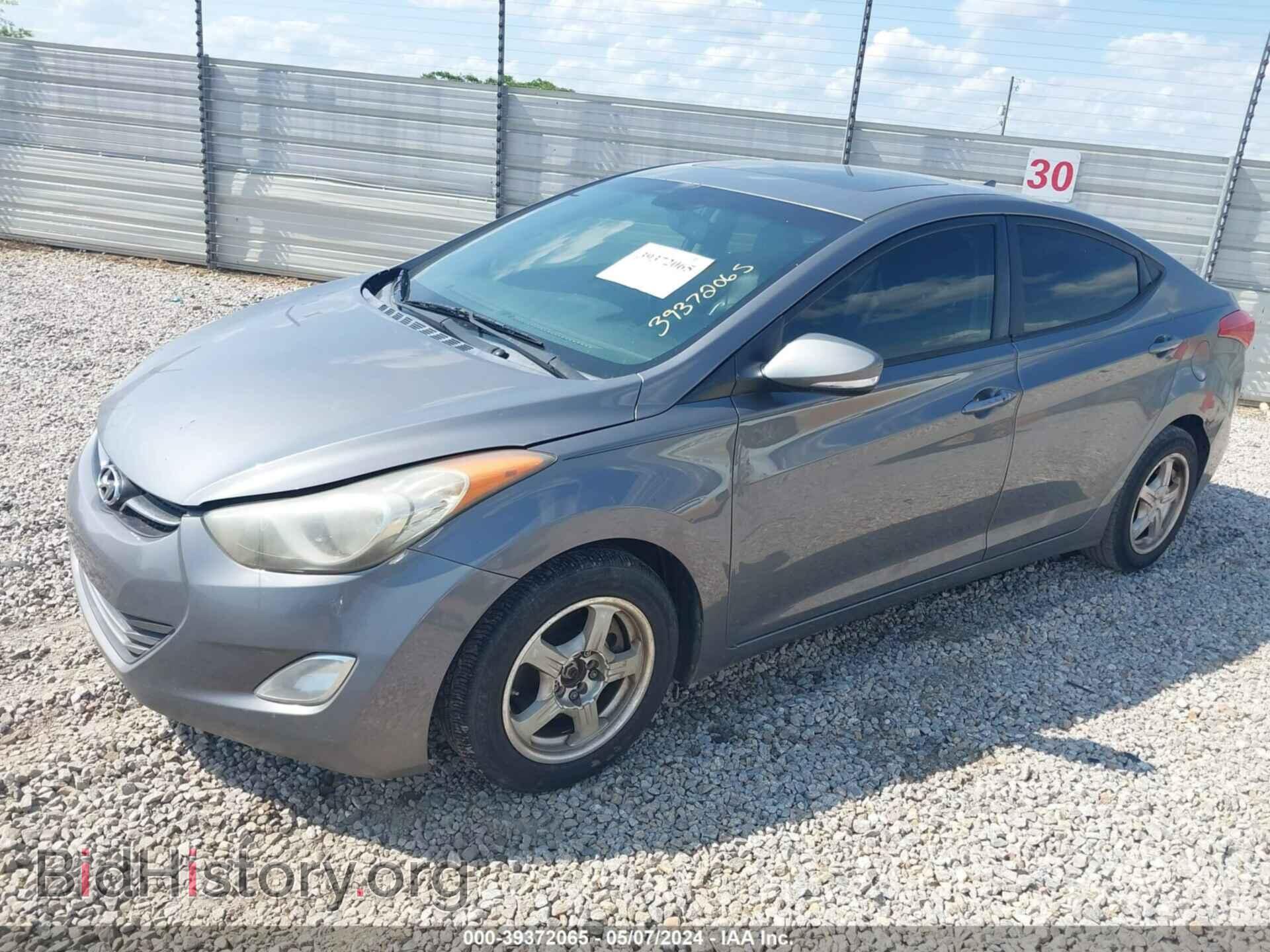 2012 HYUNDAI ELANTRA - VIN: 5NPDH4AE0CH092701 - Фото 2