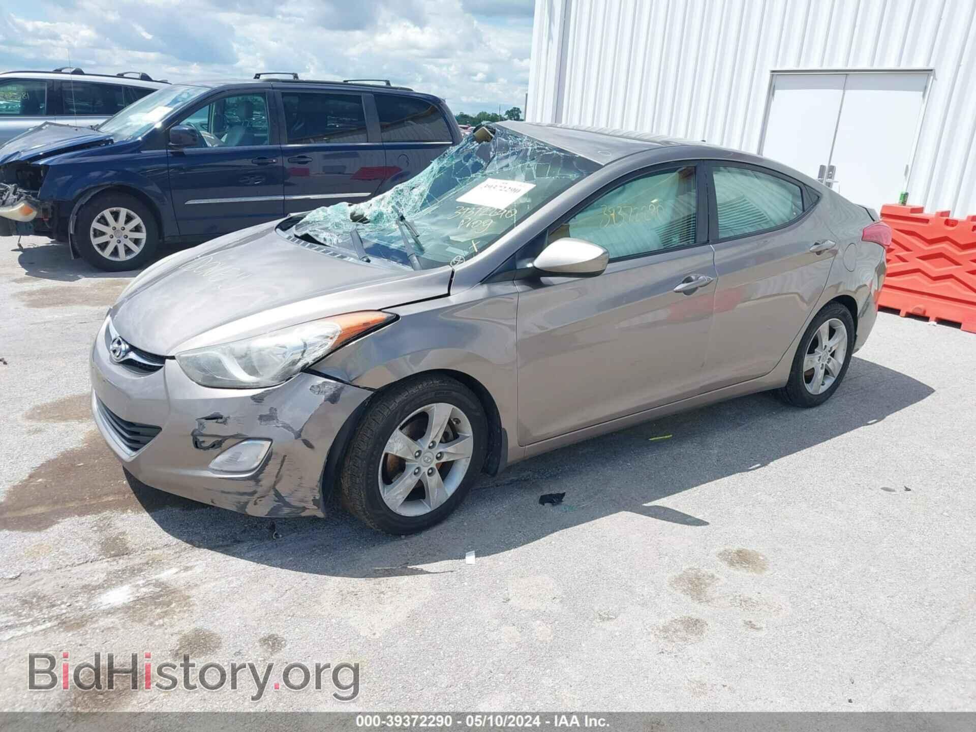 2012 HYUNDAI ELANTRA - VIN: 5NPDH4AE3CH143575 - Фото 2