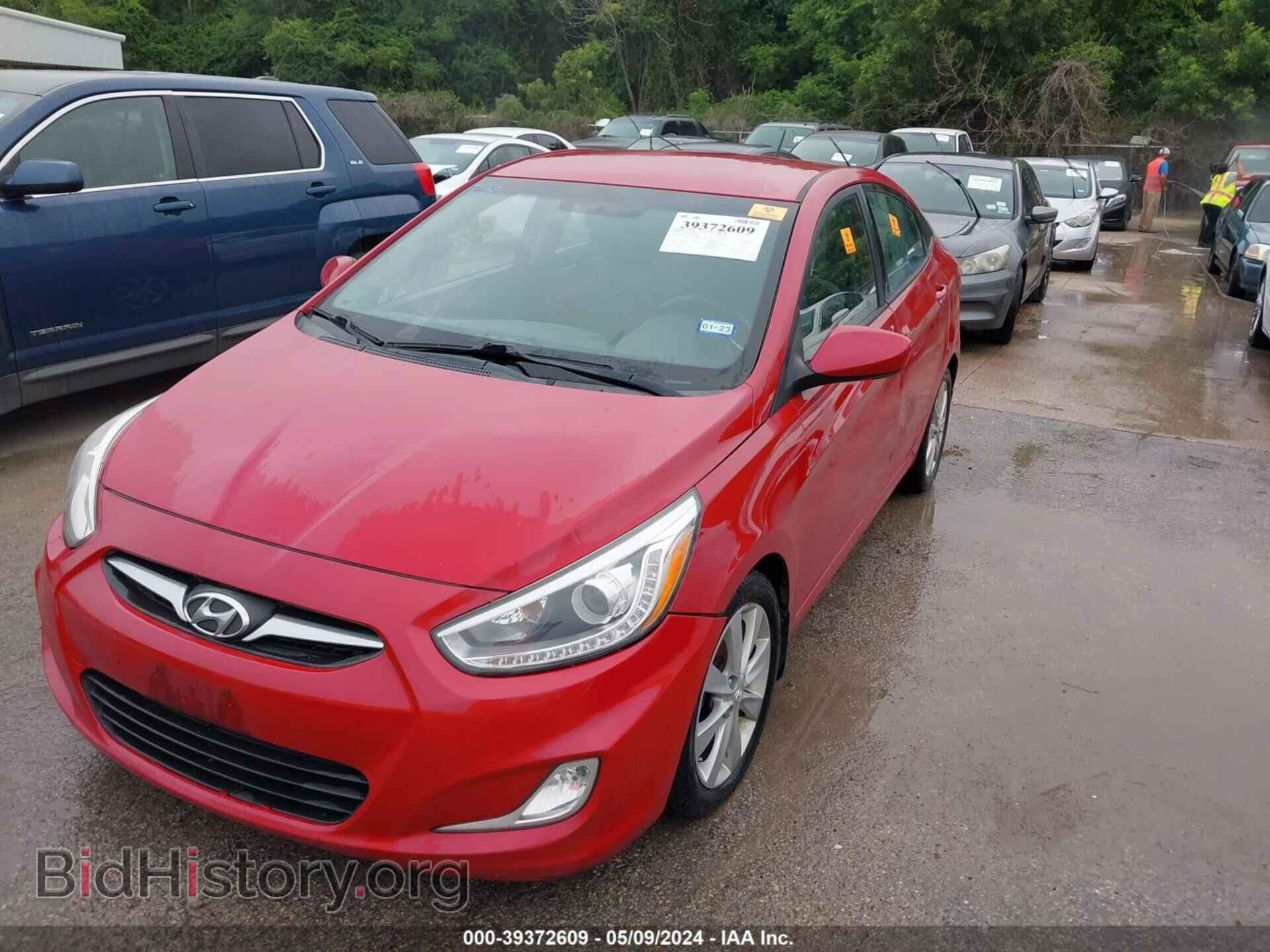 2014 HYUNDAI ACCENT - VIN: KMHCU4AE3EU628293 - Фото 2