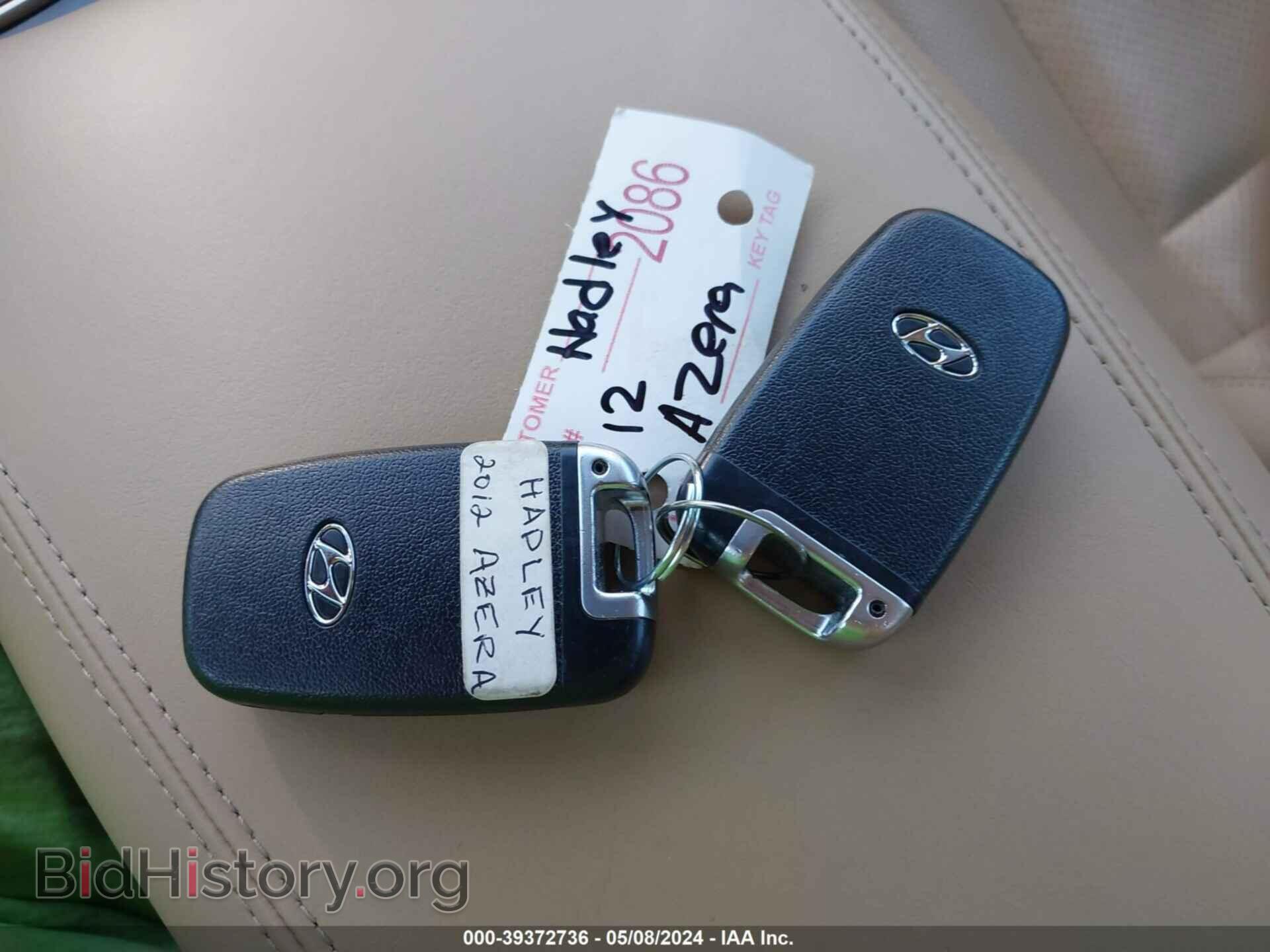 2012 HYUNDAI AZERA - VIN: KMHFG4JG8CA183473 - Фото 11