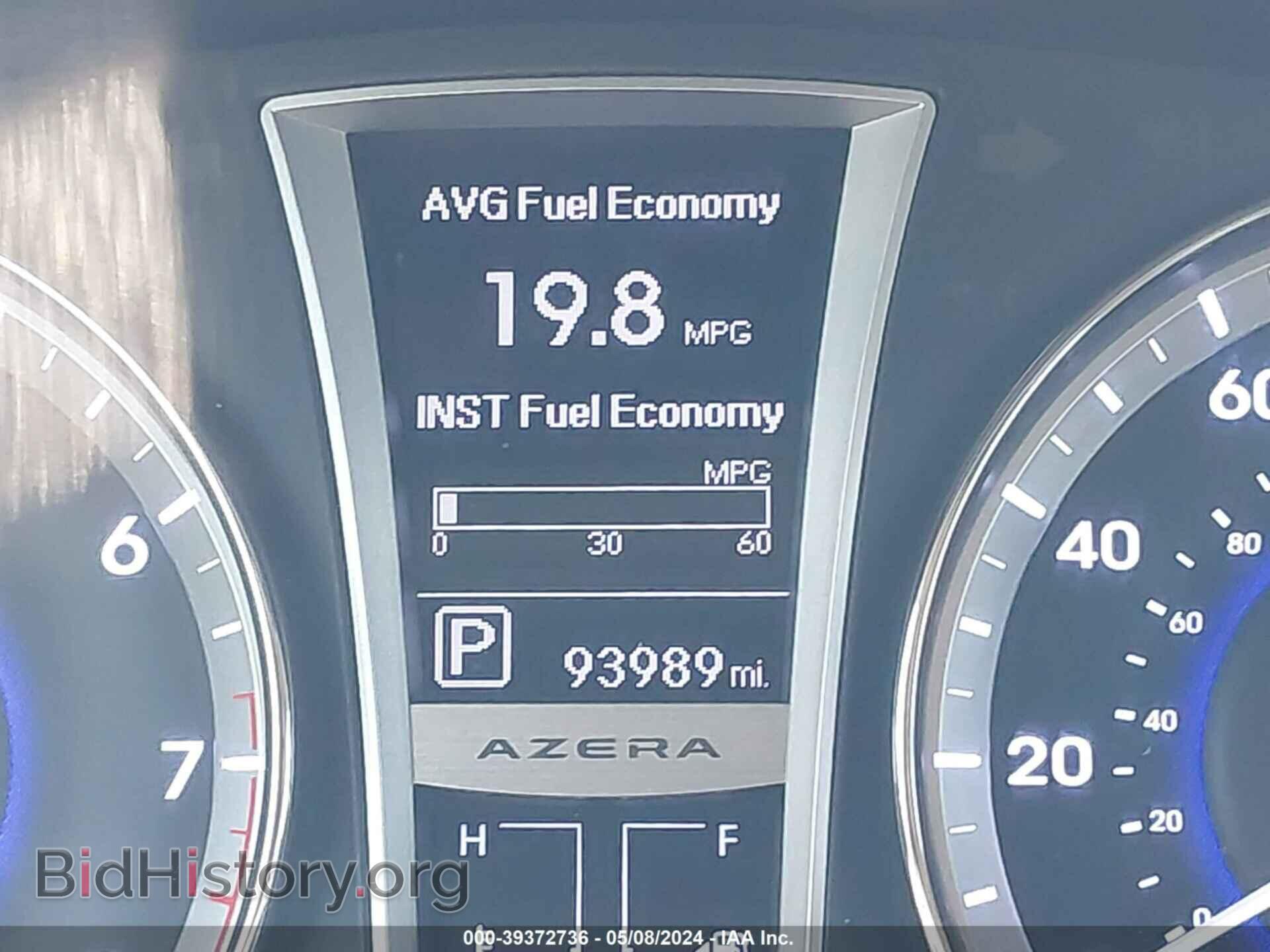 2012 HYUNDAI AZERA - VIN: KMHFG4JG8CA183473 - Фото 7