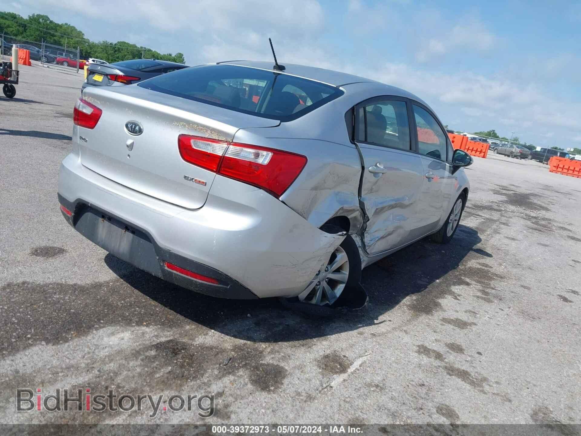 2012 KIA RIO - VIN: KNADN4A32C6059472 - Фото 4