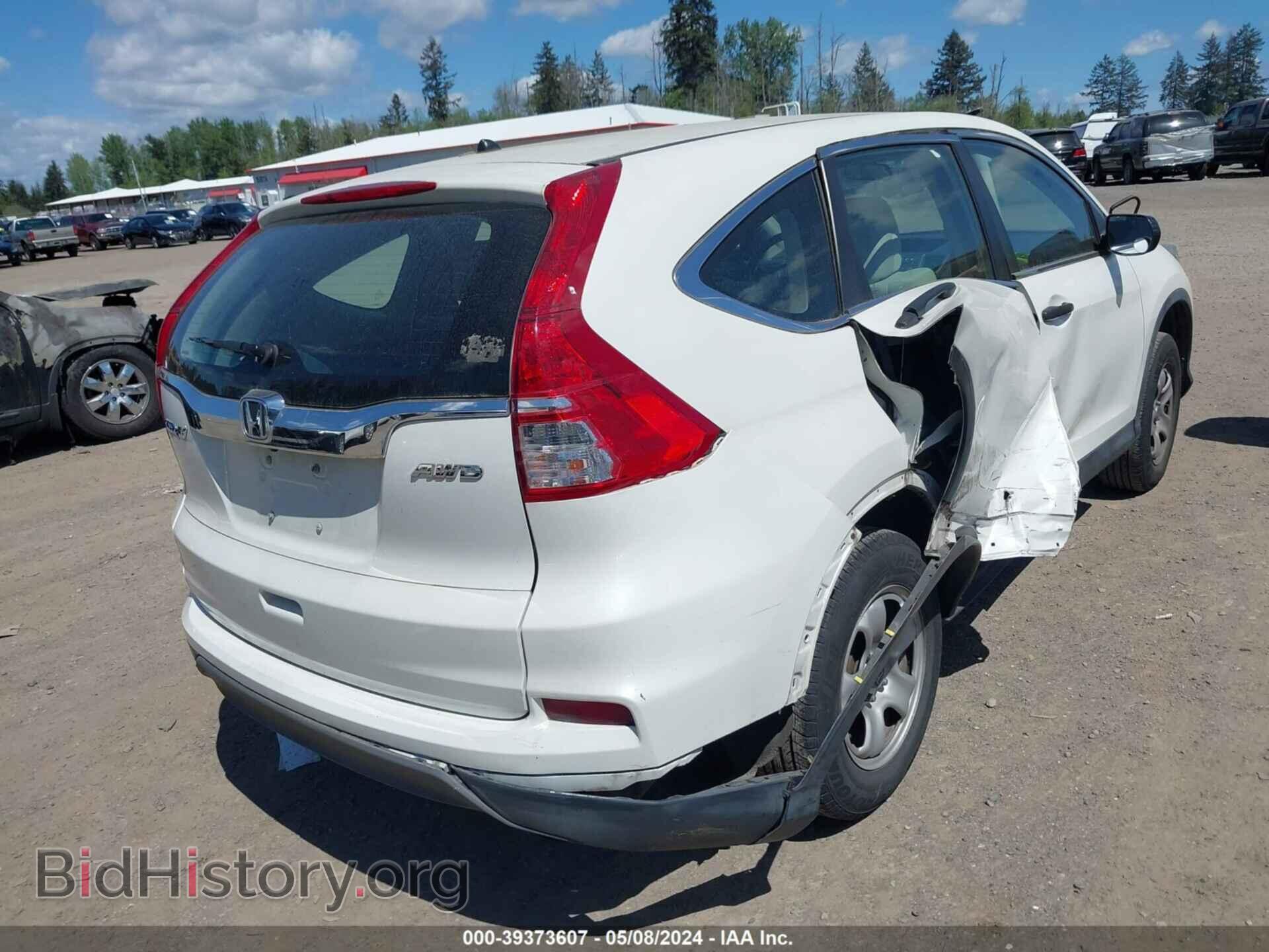2016 HONDA CR-V - VIN: 5J6RM4H38GL051380 - Фото 4