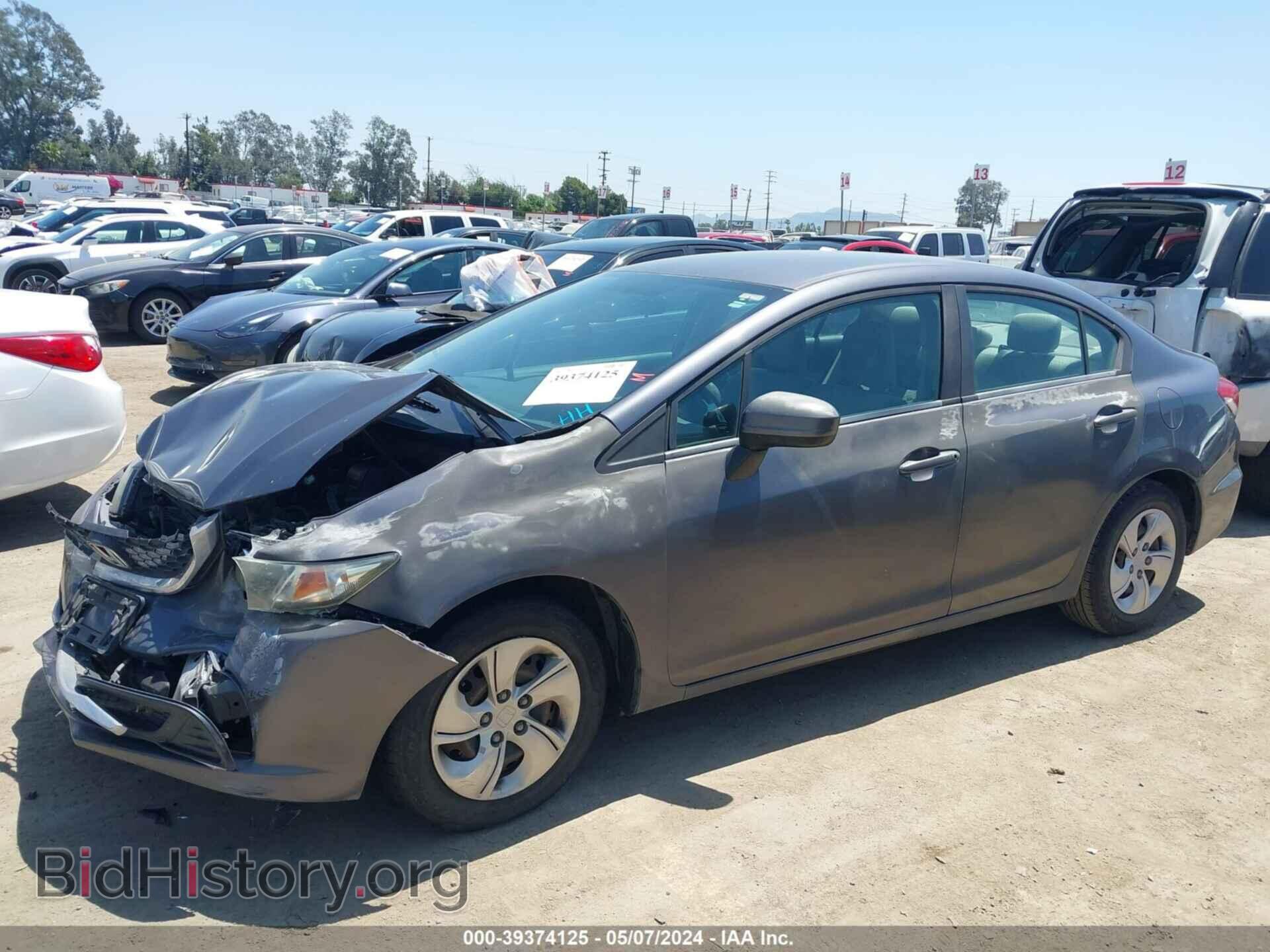 2014 HONDA CIVIC - VIN: 19XFB2F51EE223889 - Фото 2