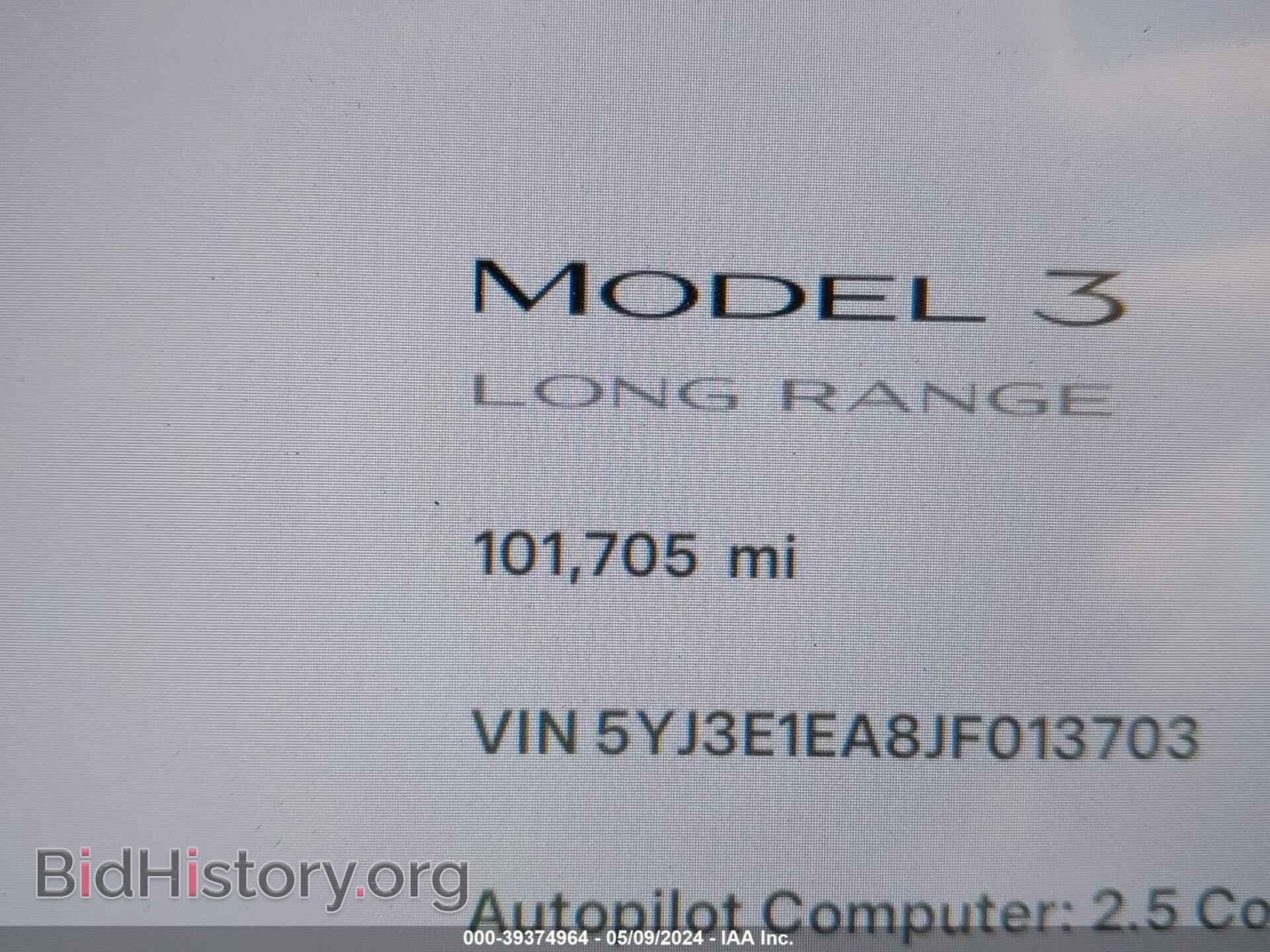 2018 TESLA MODEL 3 - VIN: 5YJ3E1EA8JF013703 - Фото 16