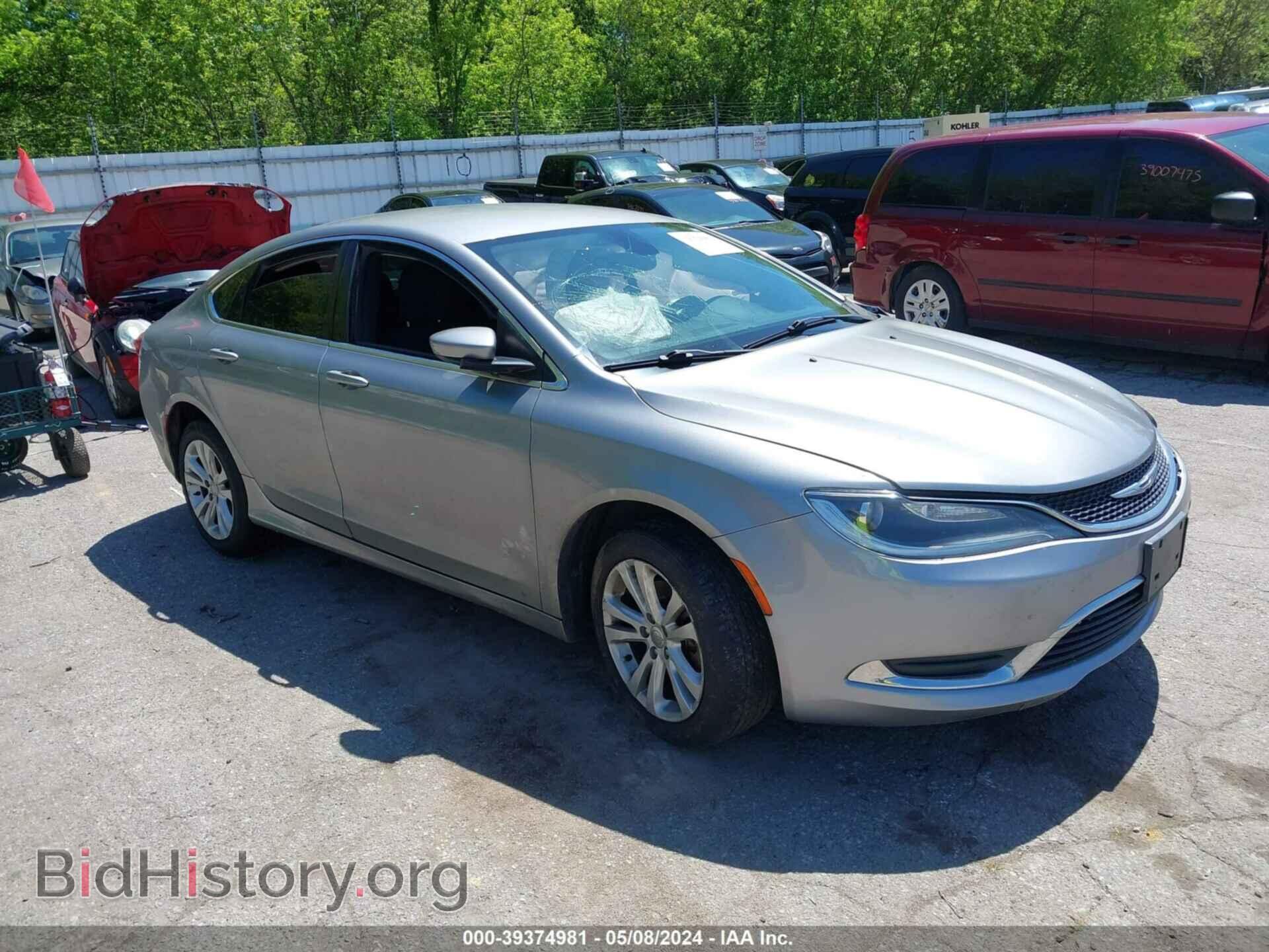 Фотография 1C3CCCAB2GN171100 - CHRYSLER 200 2016