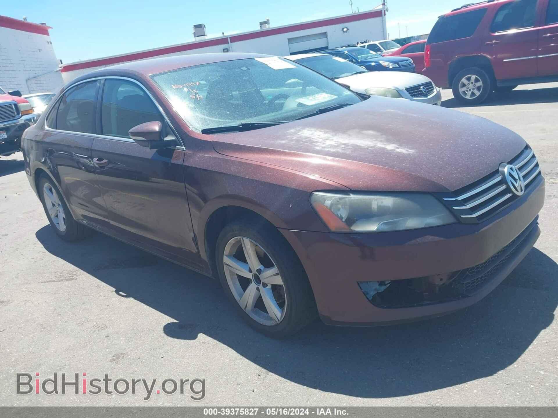 Photo 1VWBH7A32DC017886 - VOLKSWAGEN PASSAT 2013