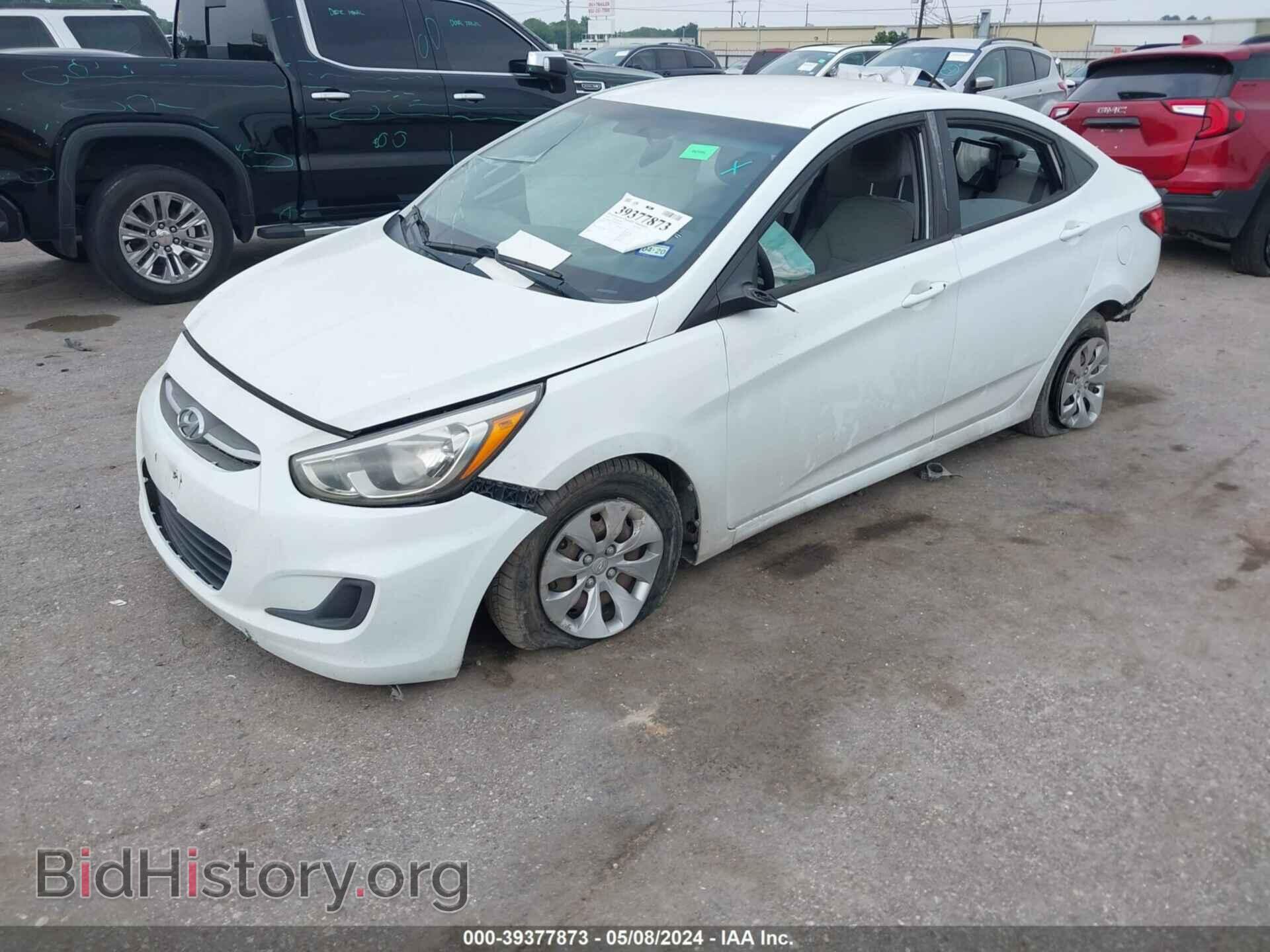 2016 HYUNDAI ACCENT - VIN: KMHCT4AE9GU122960 - Фото 2
