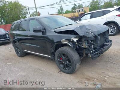 2013 Dodge DURANGO SXT, черный — VIN 1C4RDJAGXDC504976, IAAI