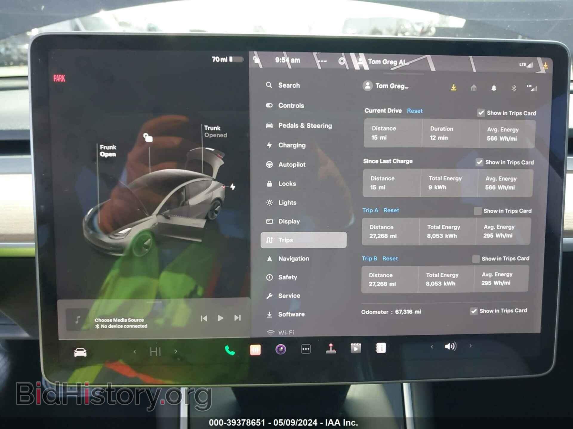 2020 TESLA MODEL 3 - VIN: 5YJ3E1EB9LF741459 - Фото 7