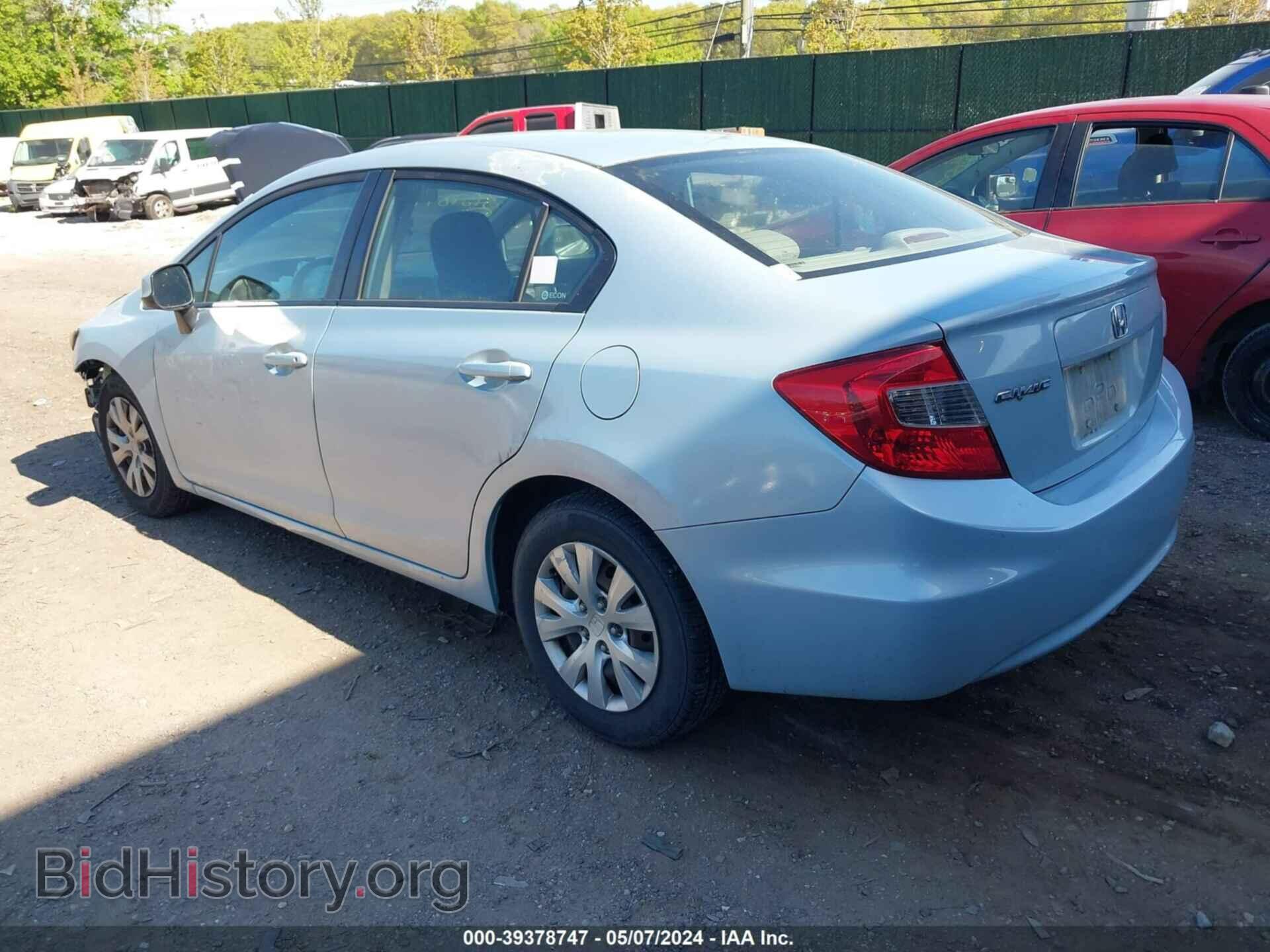 2012 HONDA CIVIC - VIN: 19XFB2F59CE350192 - Фото 3