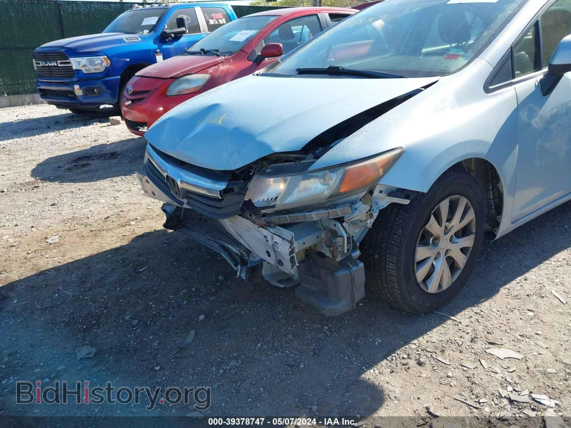 2012 HONDA CIVIC - VIN: 19XFB2F59CE350192 - Фото 6