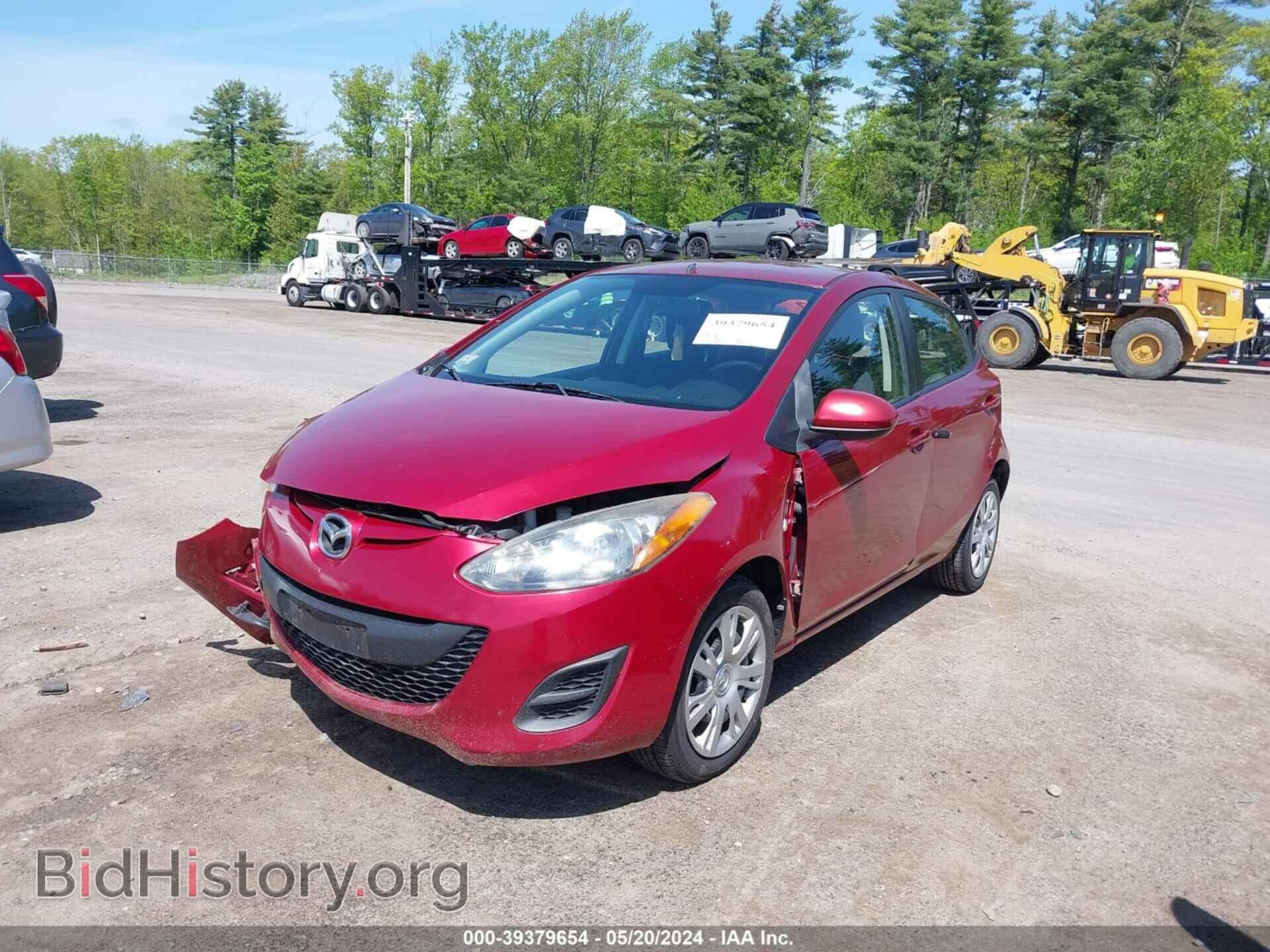 2014 MAZDA MAZDA2 - VIN: JM1DE1KY2E0174624 - Фото 2