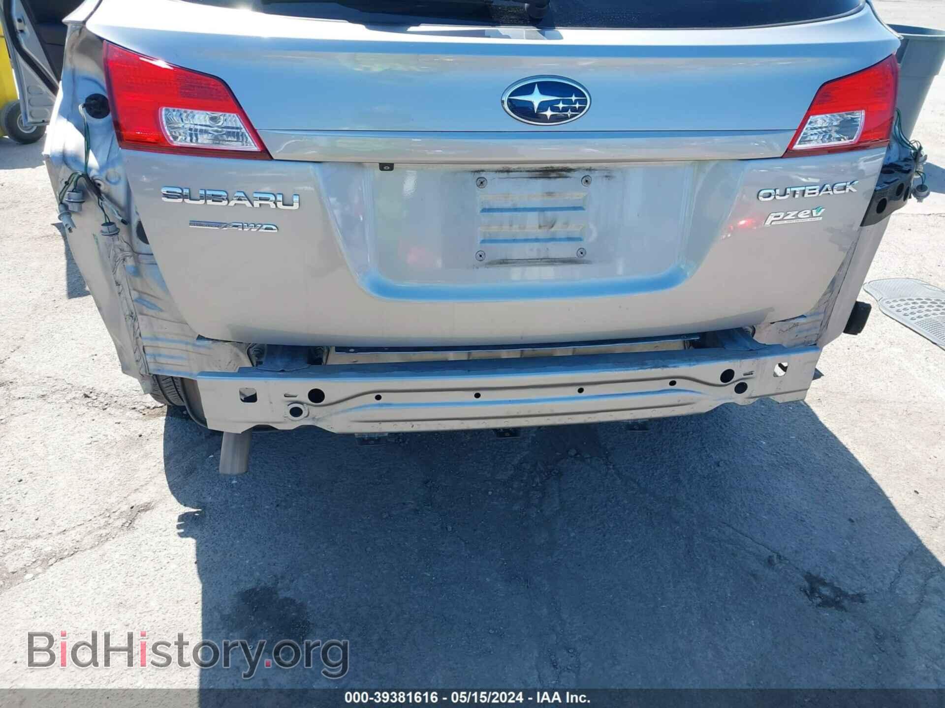 2011 SUBARU OUTBACK - VIN: 4S4BRBLC0B3378736 - Фото 6