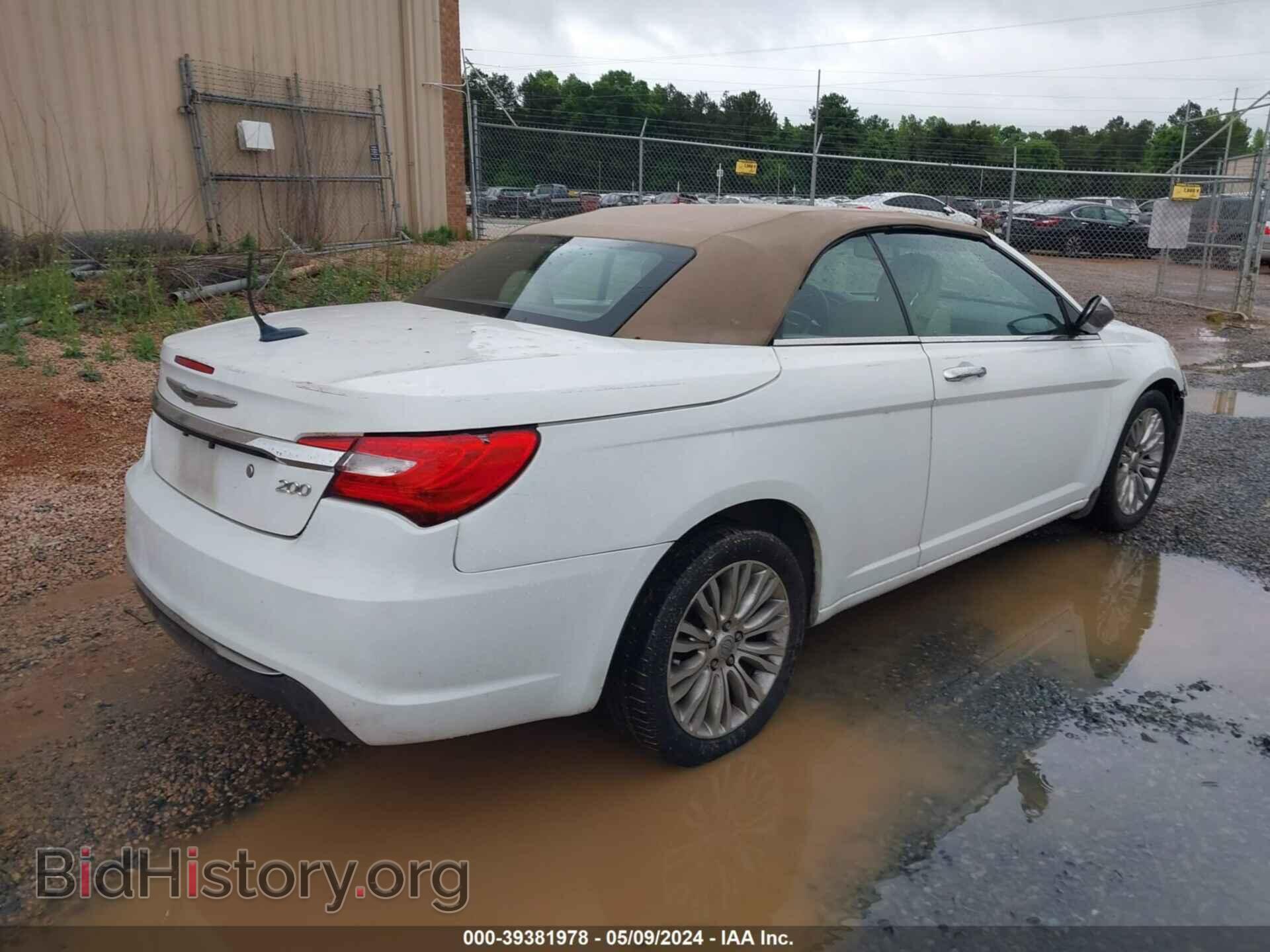 2013 CHRYSLER 200 - VIN: 1C3BCBFG5DN627984 - Фото 4